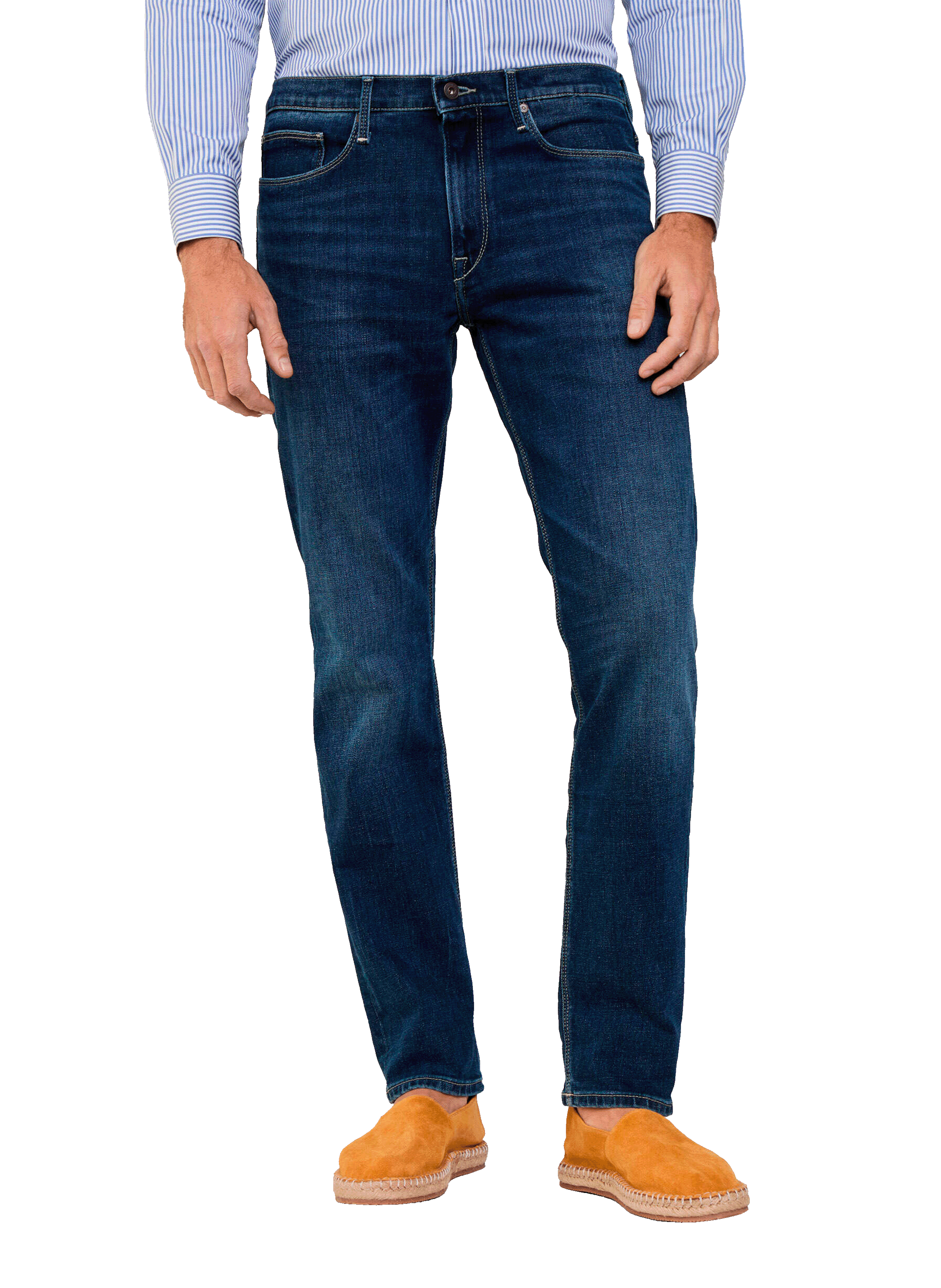 FACONNABLE Contrast Jeans Blue