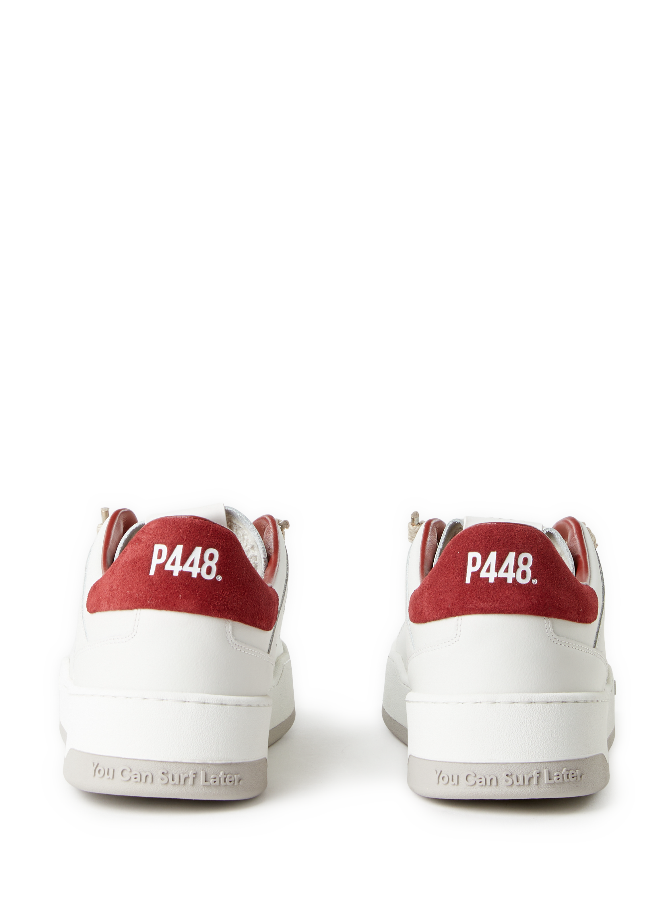 Plain sneakers P448 White