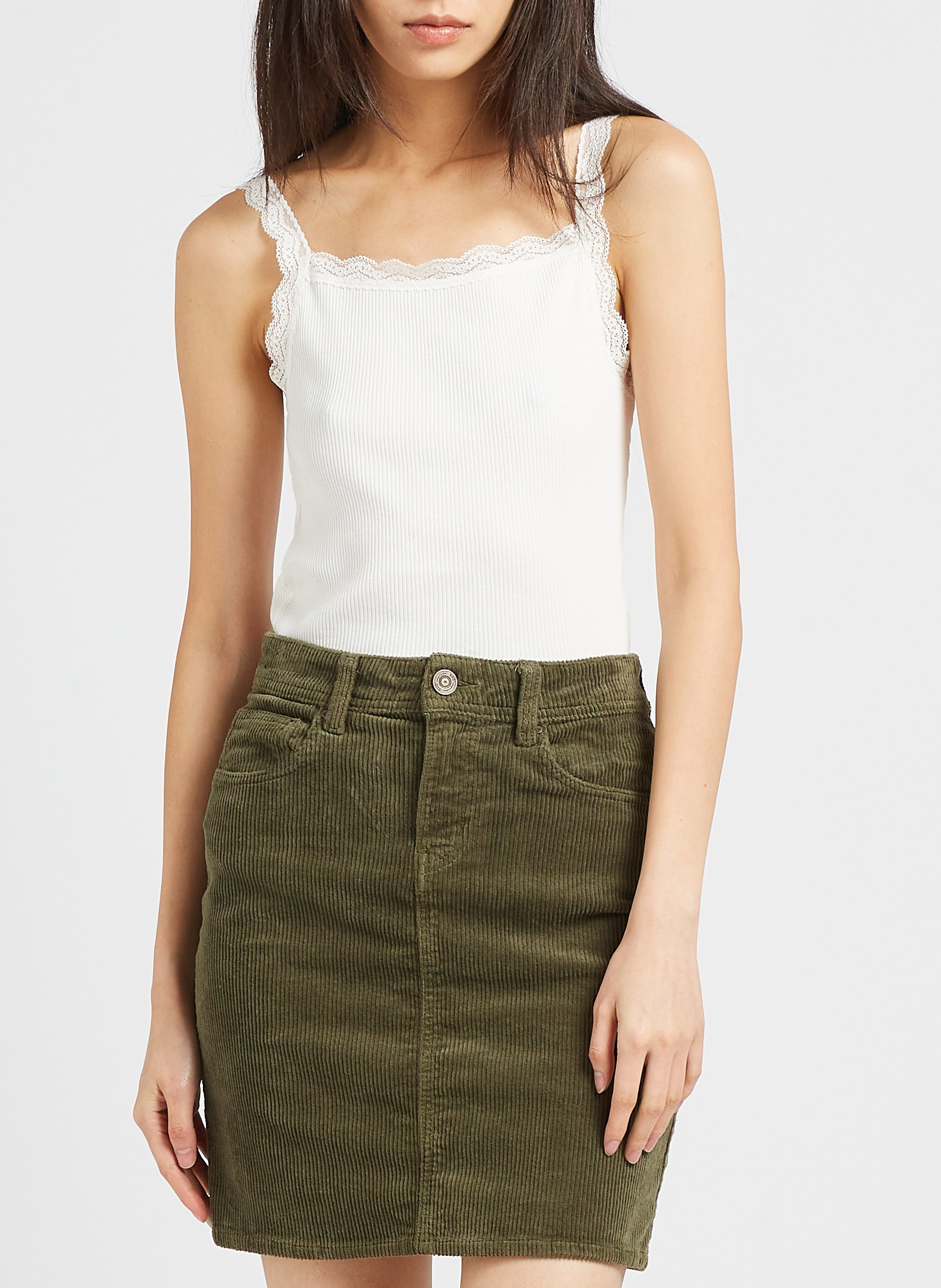 Débardeur col carré en coton perry MAISON 123 Blanc