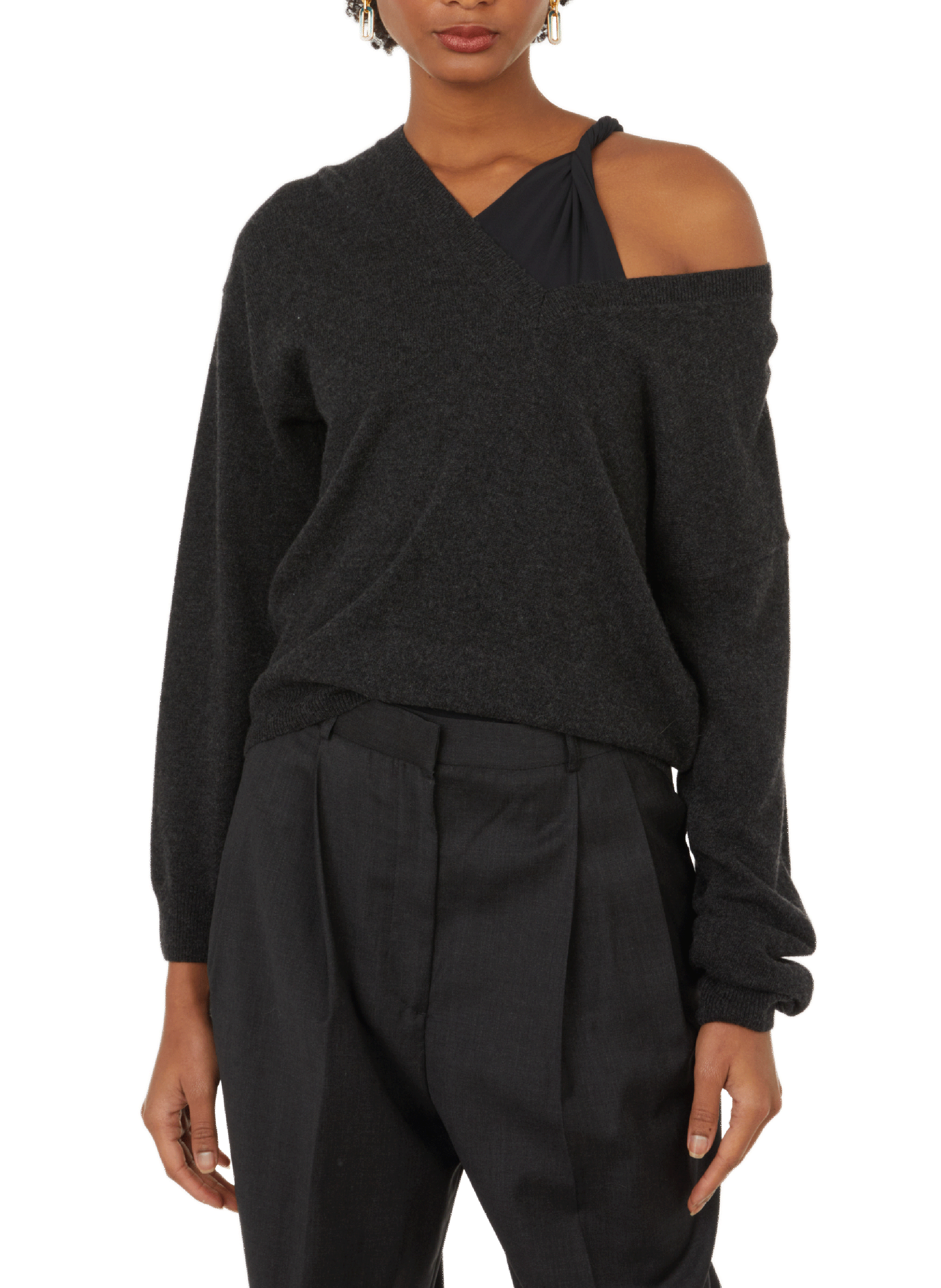 SAISON 1865 Cashmere V-neck jumper  Multicolour