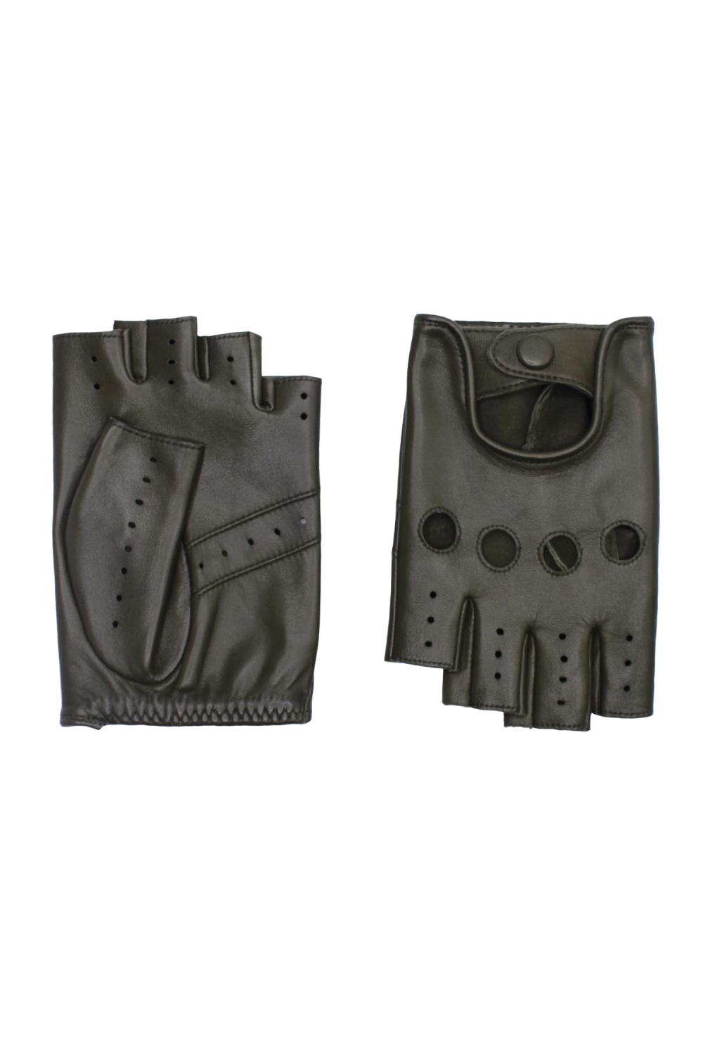 Mitaines sam dc homme cuir non doublés AGNELLE Noir