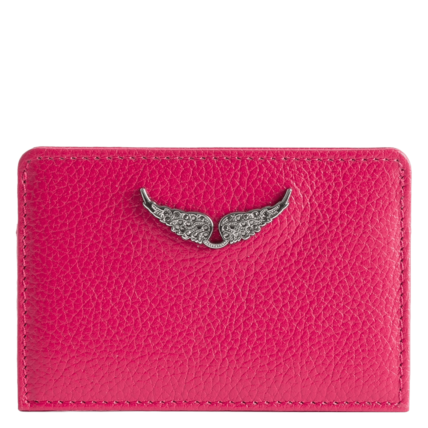 Porte cartes en cuir zv pass ZADIG&VOLTAIRE Rose