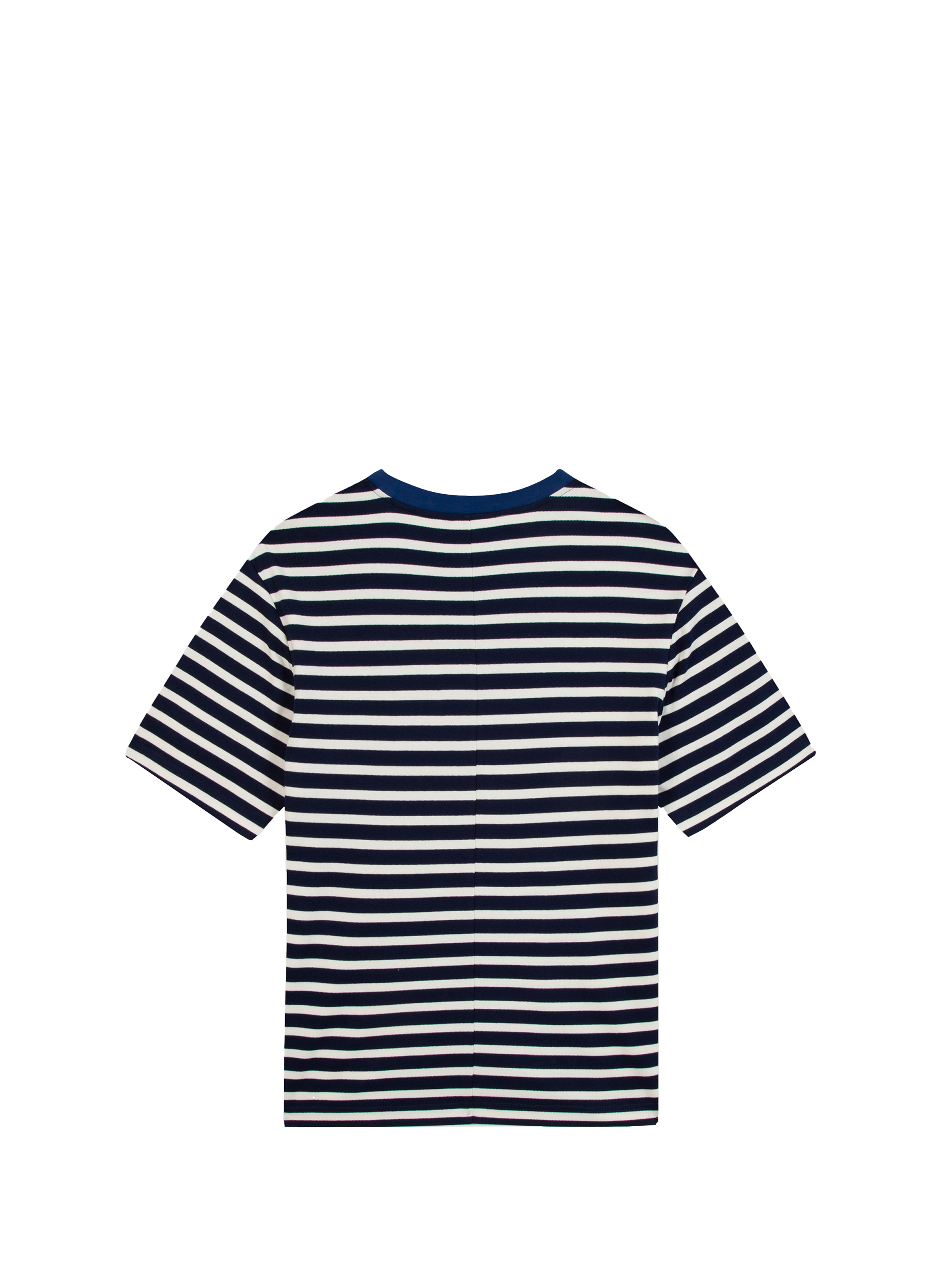 T-shirt Chassaigne rayé en coton biologique MAISON LABICHE Bleu