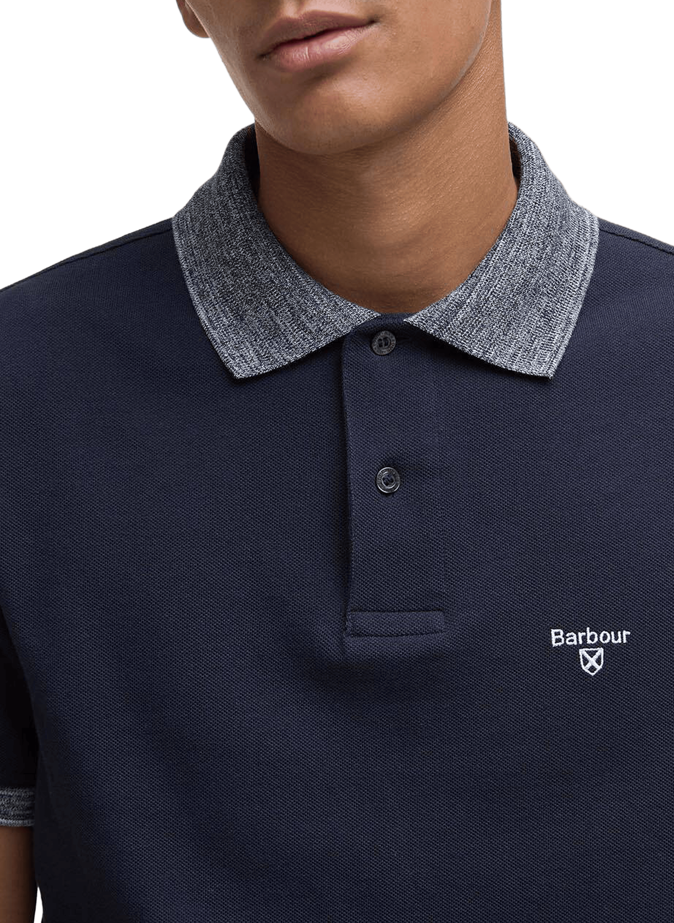 Cotton polo shirt BARBOUR Blue