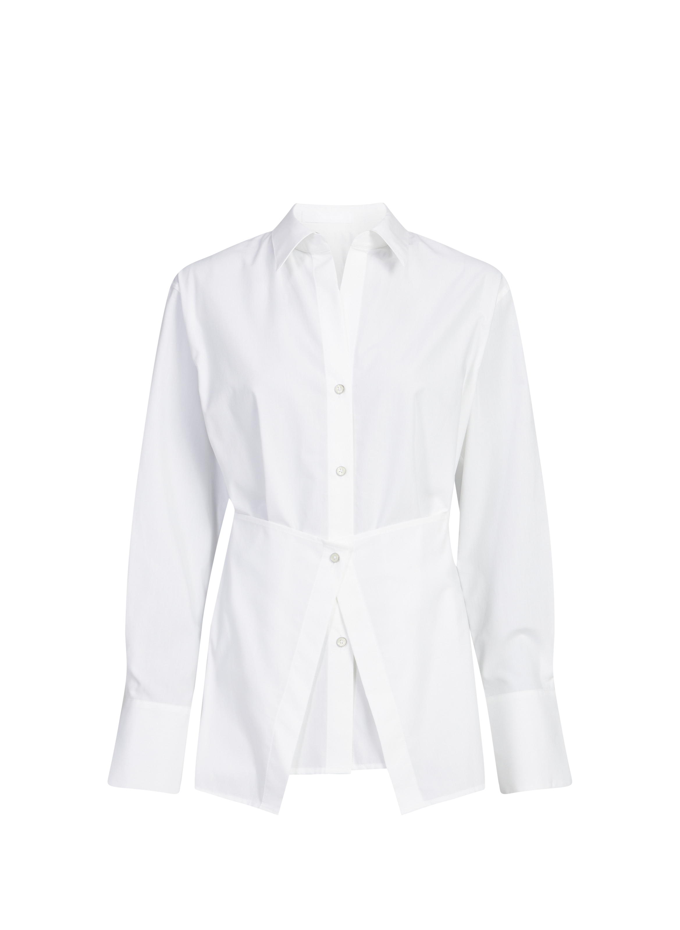 Cotton apron shirt HELMUT LANG White
