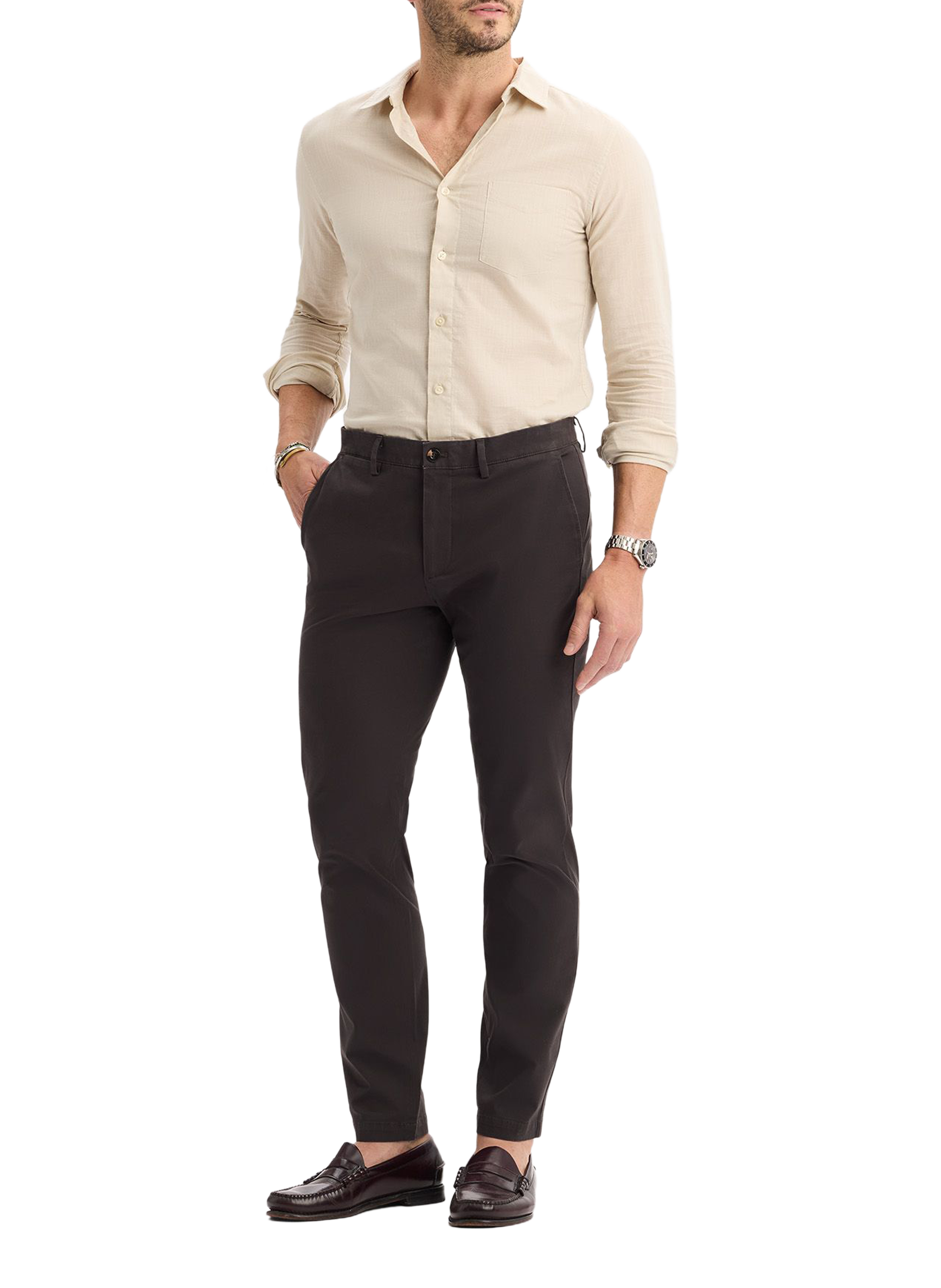 Pantalon slim tapered DOCKERS Gris