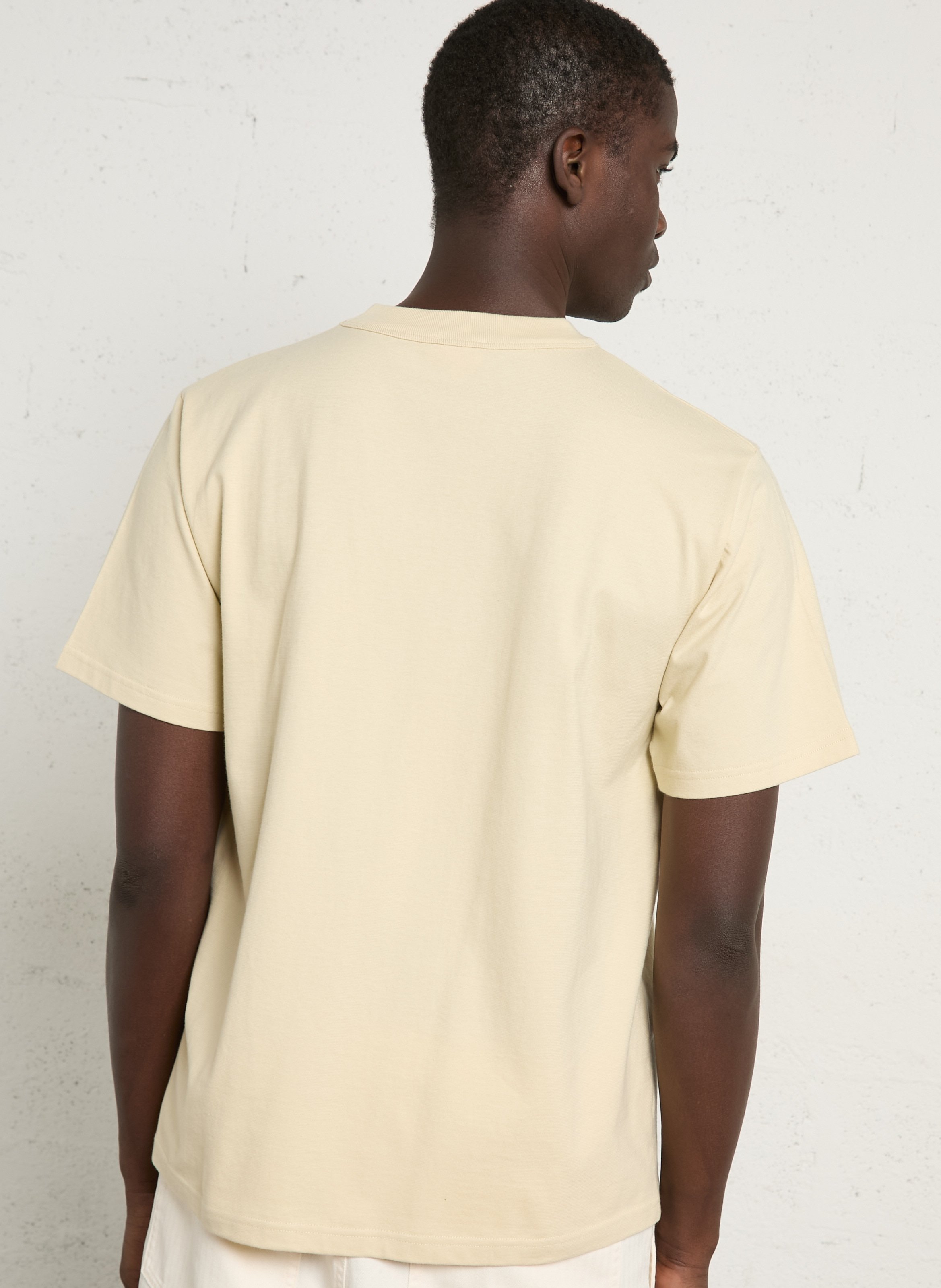 Tee-shirt droit en coton bio heritage ARMOR-LUX Beige