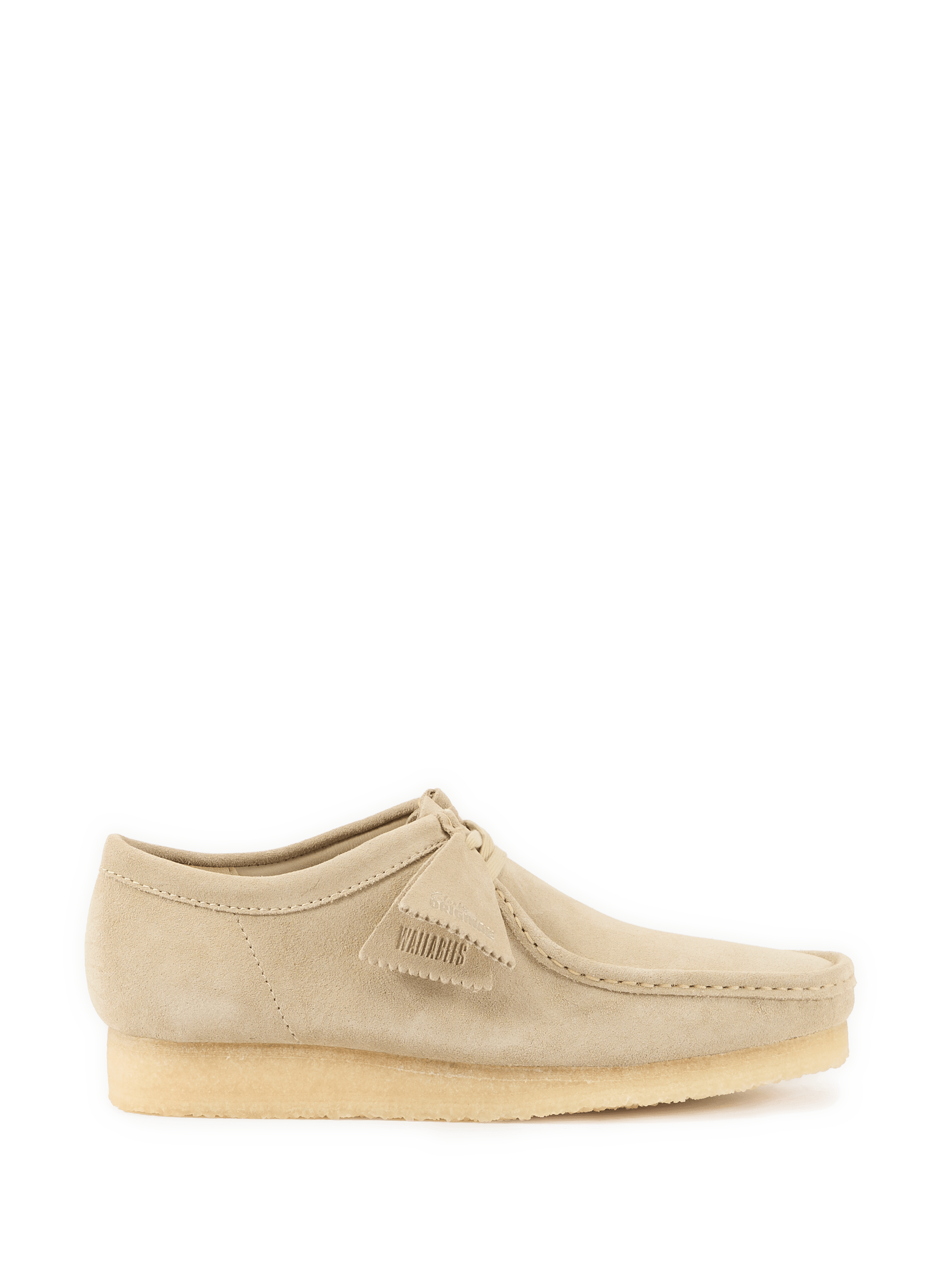 Derbies en peau suédée CLARKS Beige