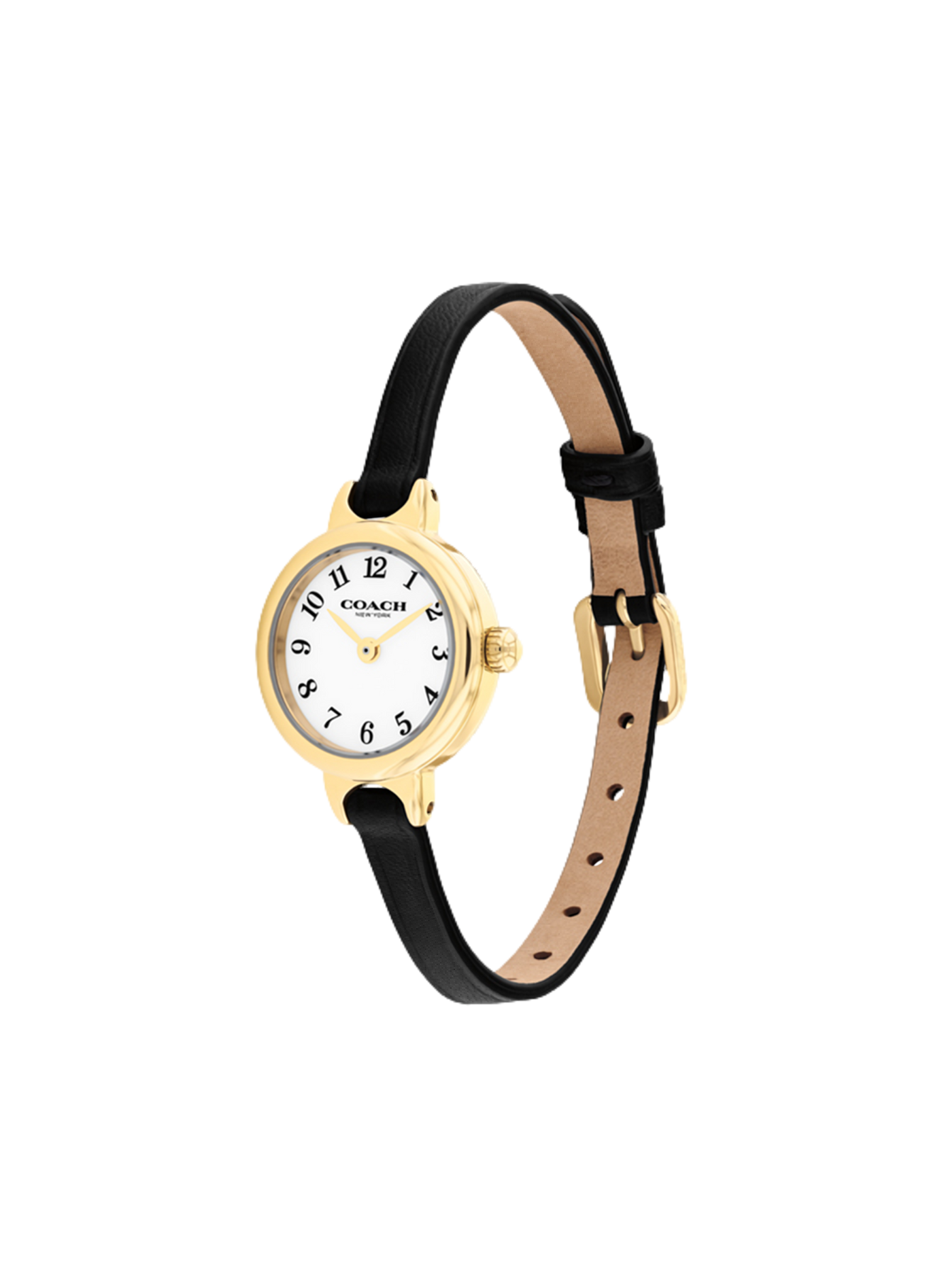 Montre quartz Iris en cuir COACH MONTRES Noir