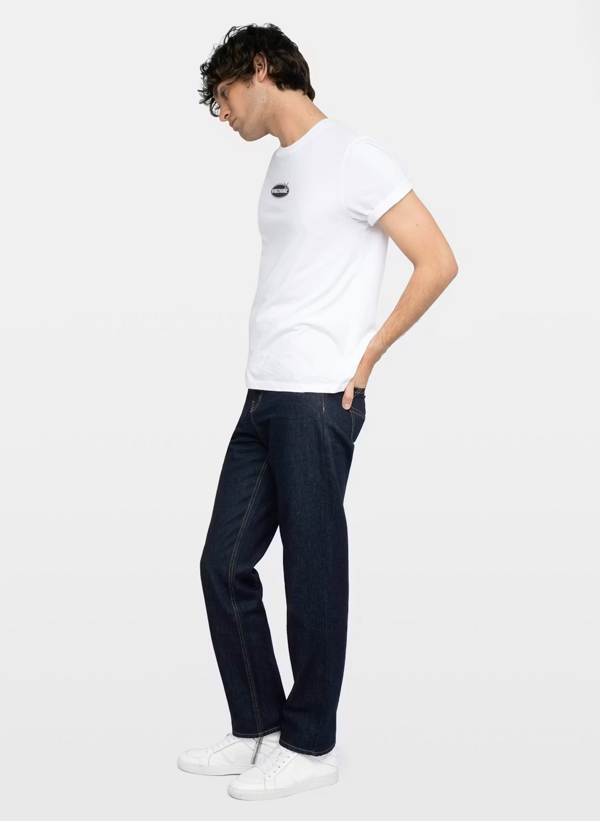 Jean droit brut john ZADIG&VOLTAIRE Bleu