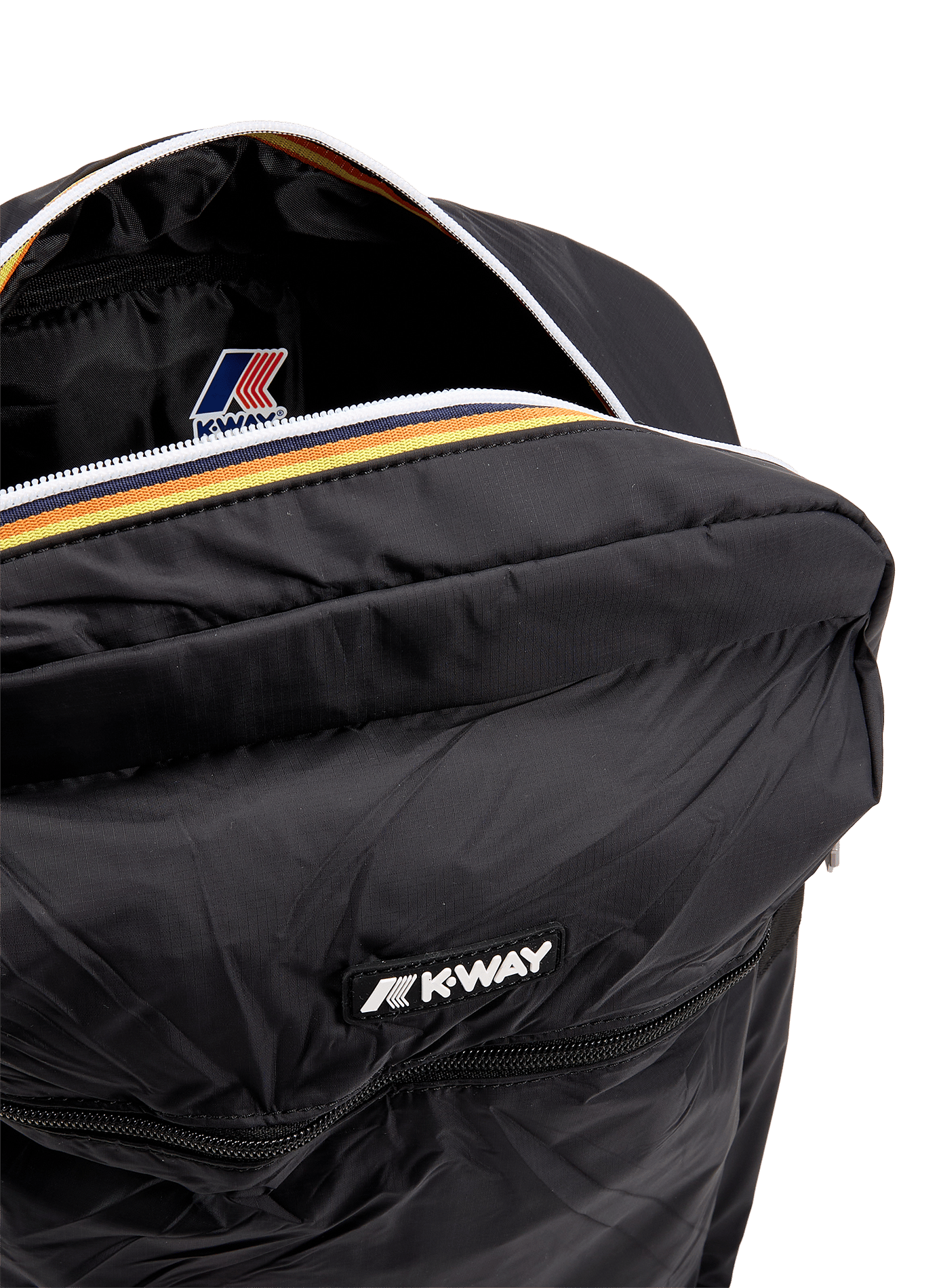 Sac à dos rembourré Laon en tissu ripstop K-WAY Noir