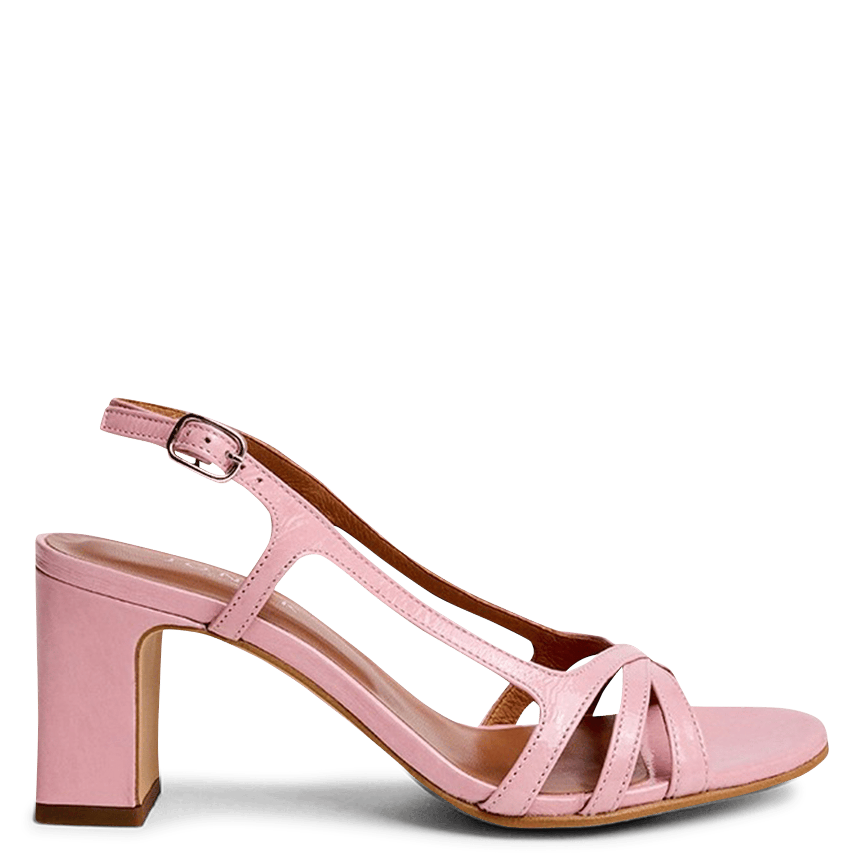 Sandales hautes en cuir vaiana JONAK Rose