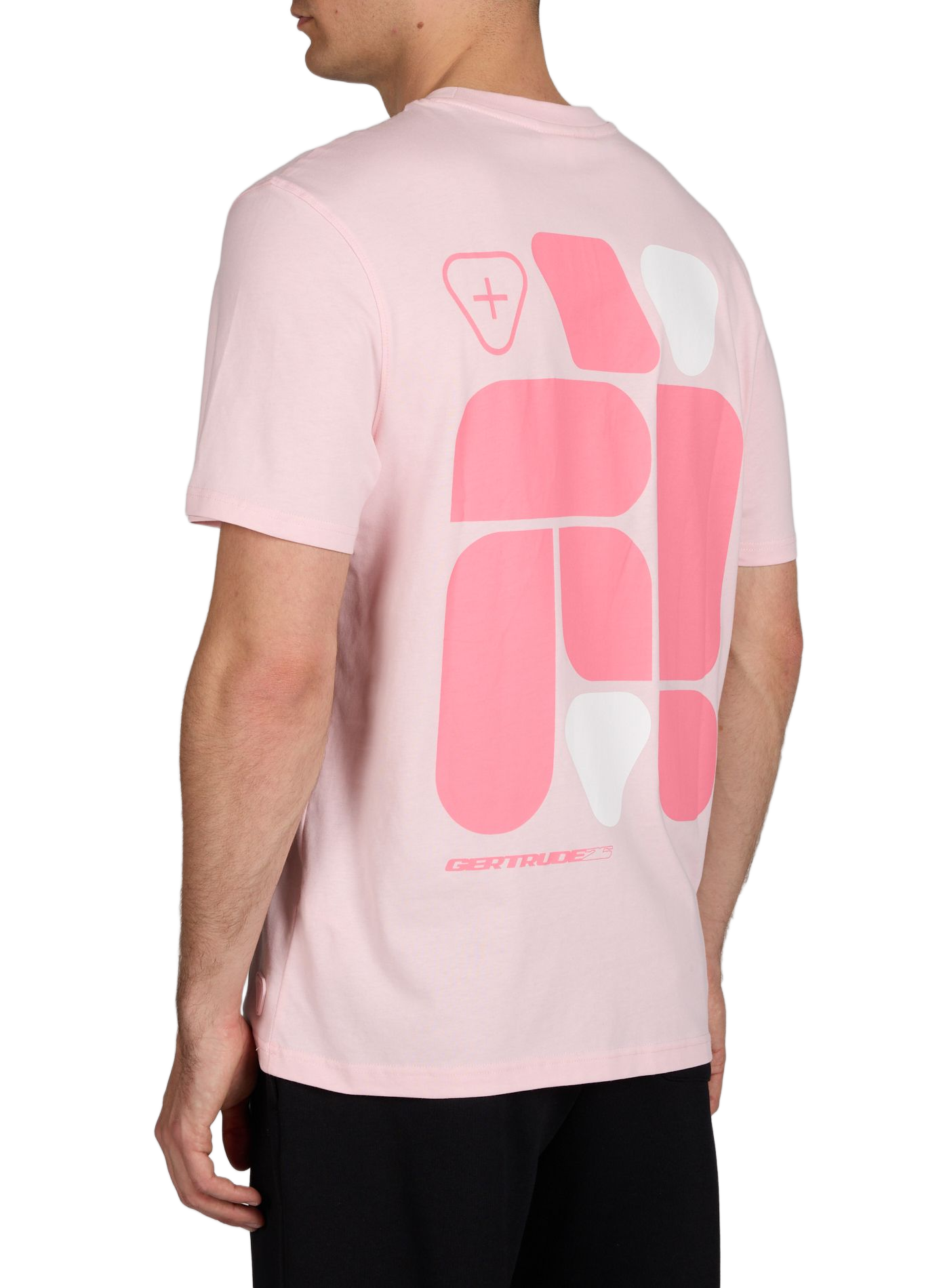 Straight printed cotton t-shirt GERTRUDE ET GASTON Pink
