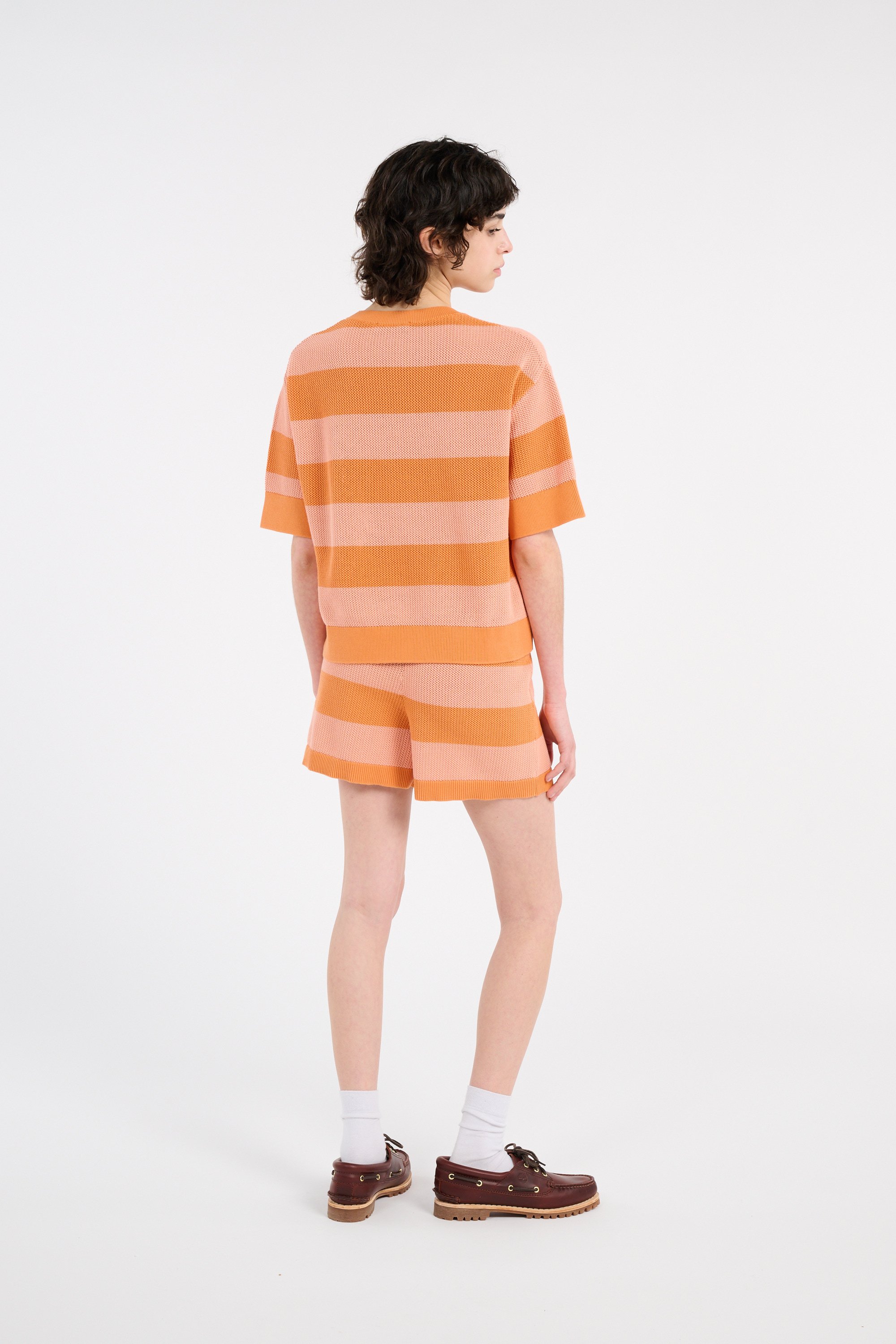 T-shirt tricot LACOSTE Orange