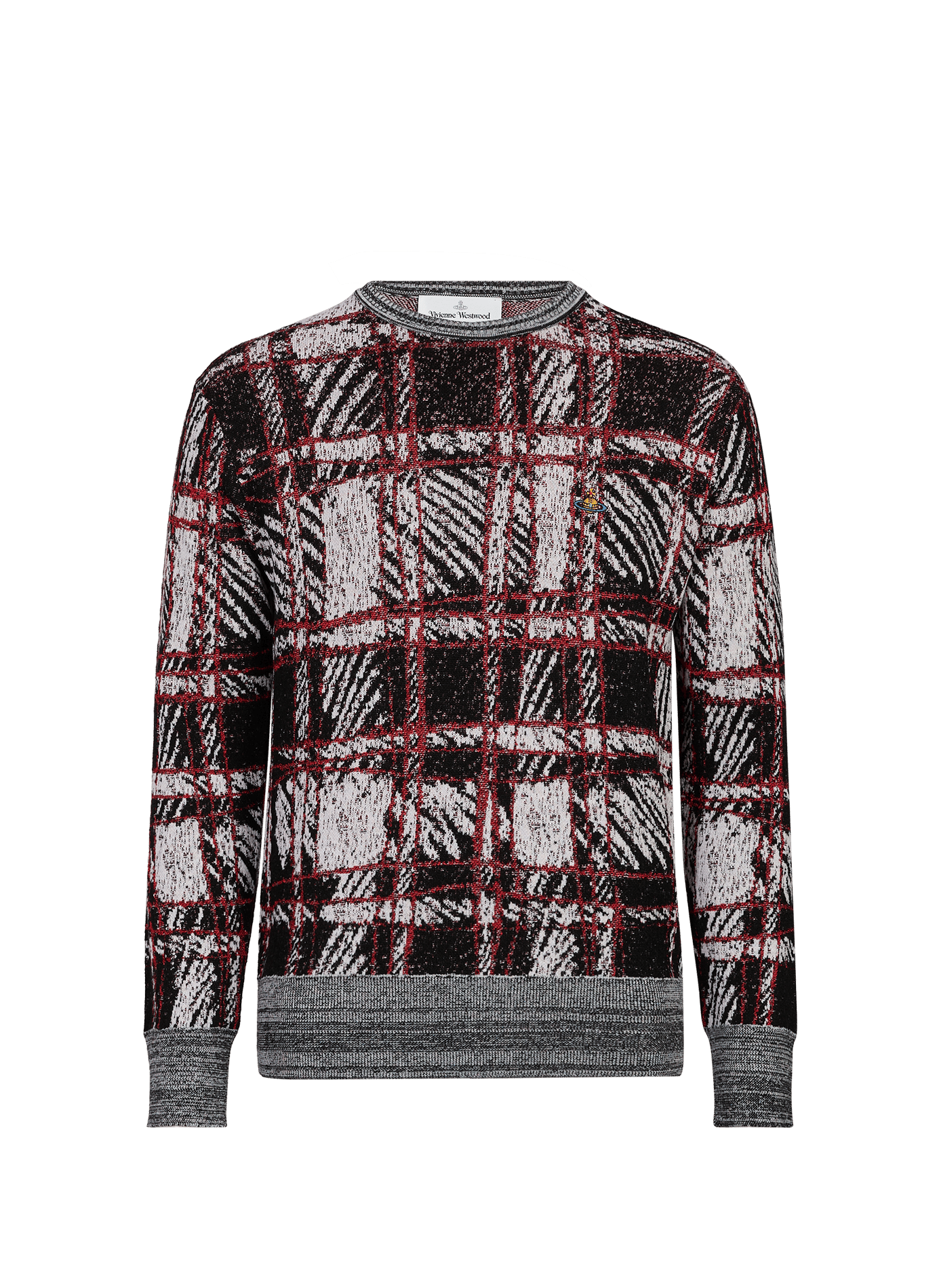 Pullover mit Karomuster aus Wollmischung VIVIENNE WESTWOOD Mehrfarbig