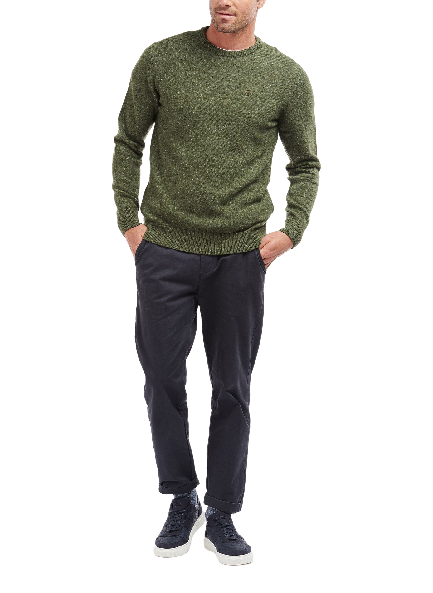 Pull droit  BARBOUR Vert