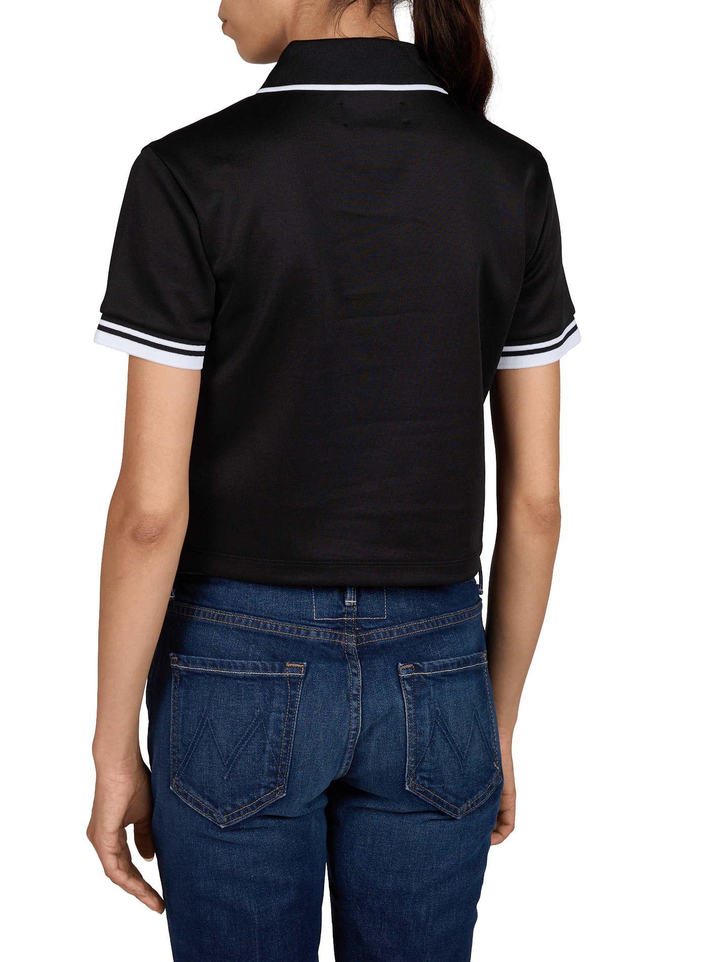 Polo à rayures AMIRI Noir