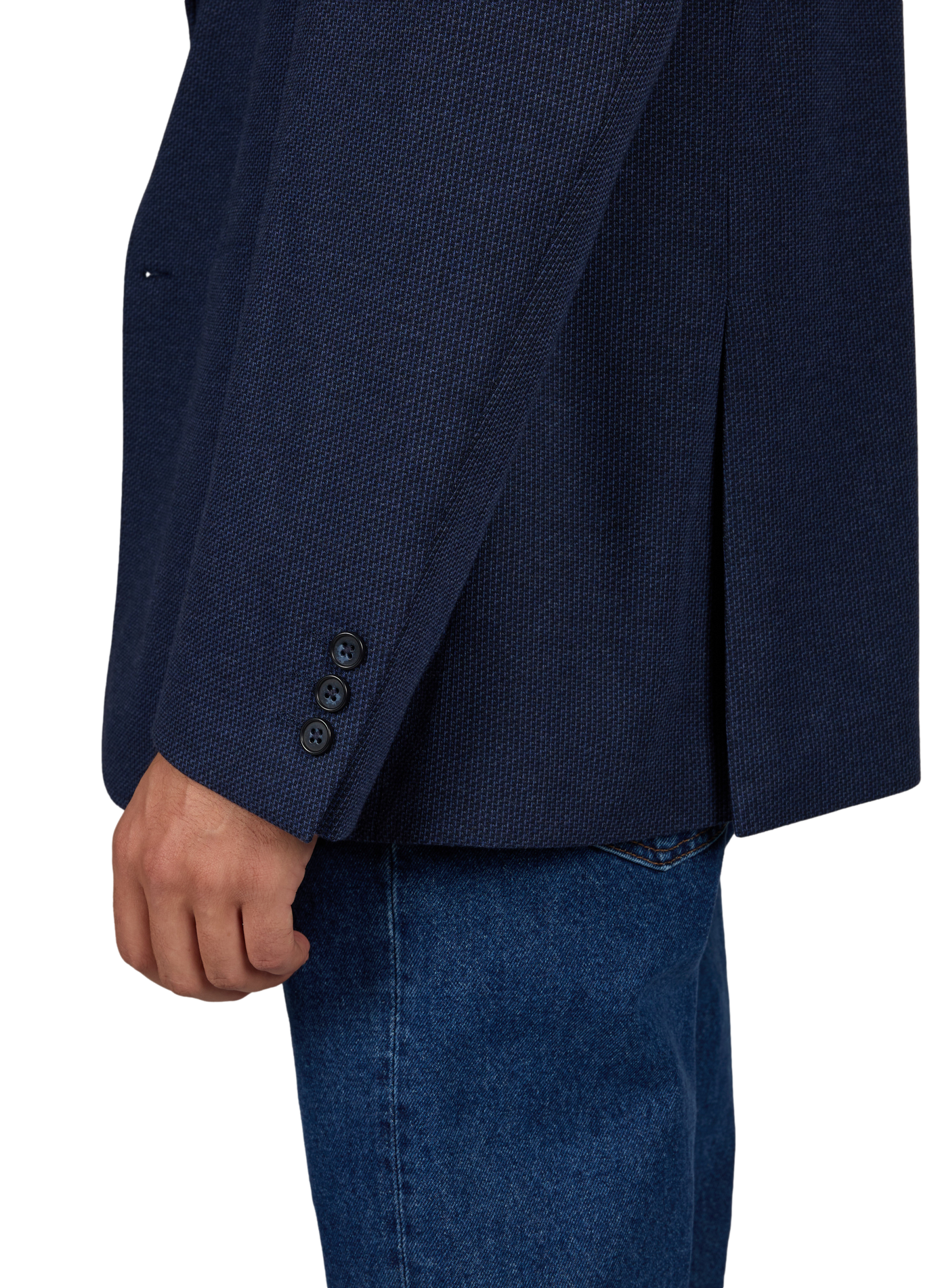 Veste de tailleur droite imprimée PIERRE CARDIN Noir