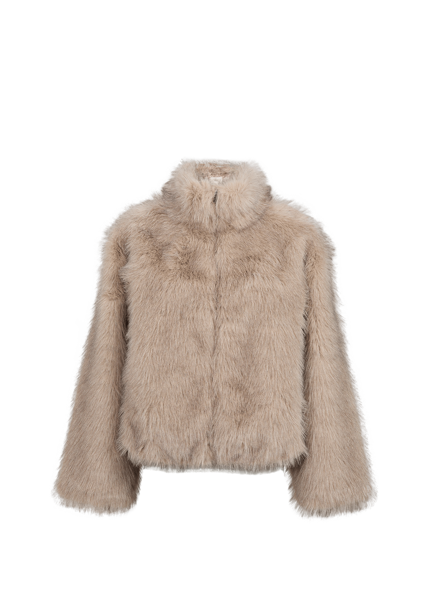 Weit geschnittene Jacke in Felloptik VILA Beige