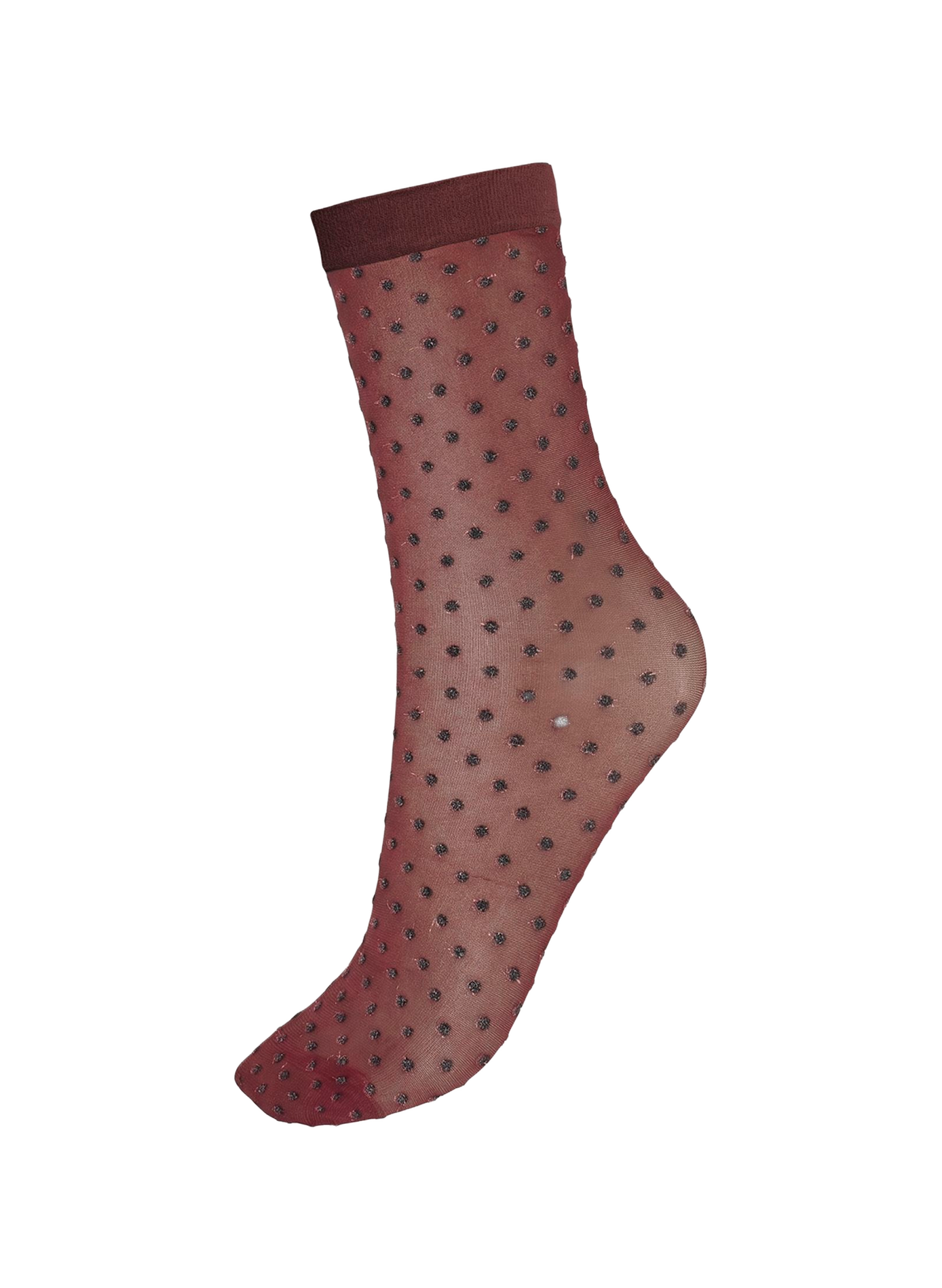 Satinierte Socken mit Punkten WOLFORD Mehrfarbig