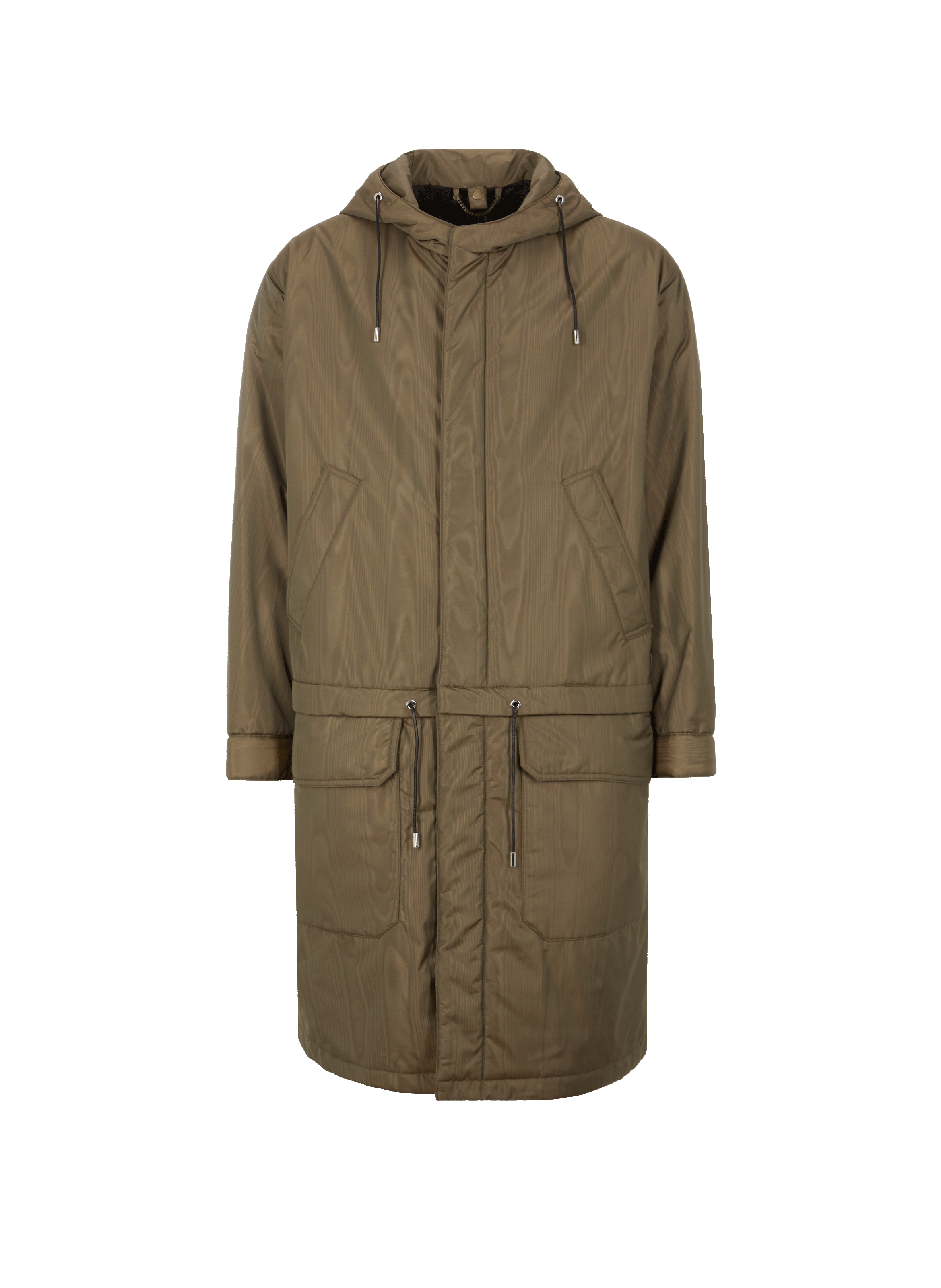Parka longue 2-en-1 à capuche DUNHILL Vert