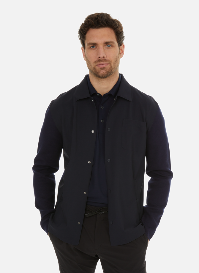 HERNO bi-material cotton jacket