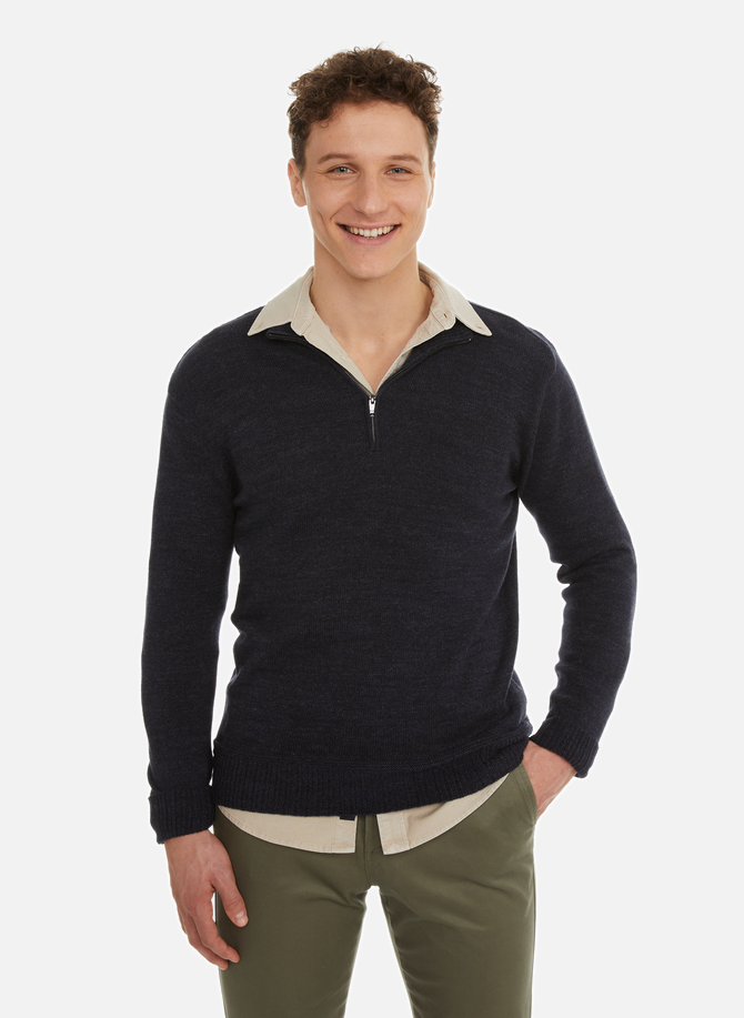HACKETT high-neck zipped sweater