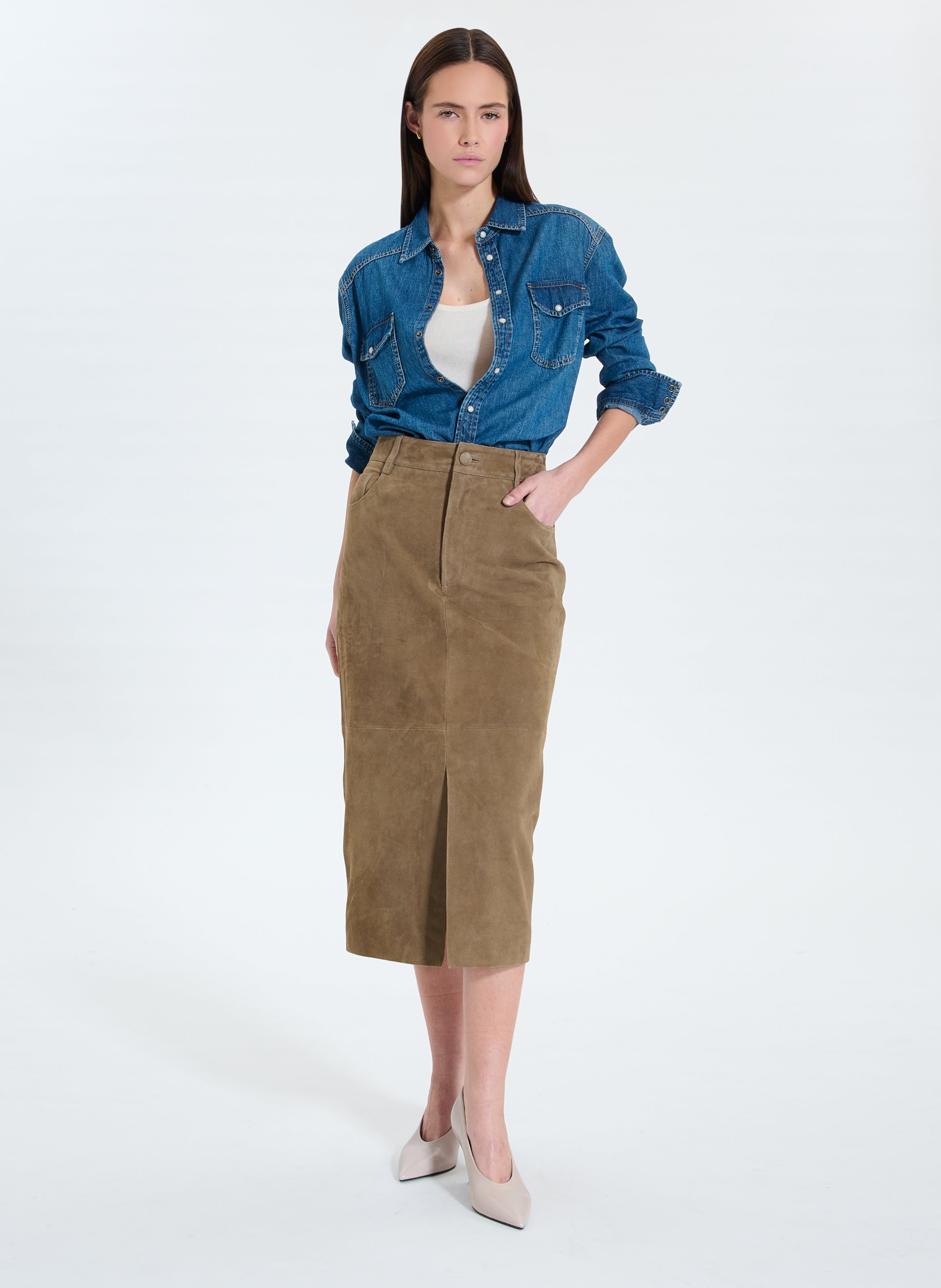 Jupe  jayne ZAPA Kaki