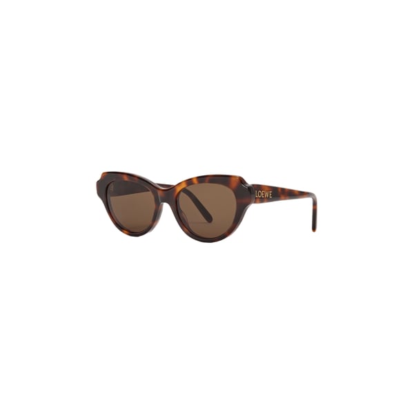 Loewe Womens Havana Gsliessx01 Cat-eye Frame Acetate Sunglasses In Brown