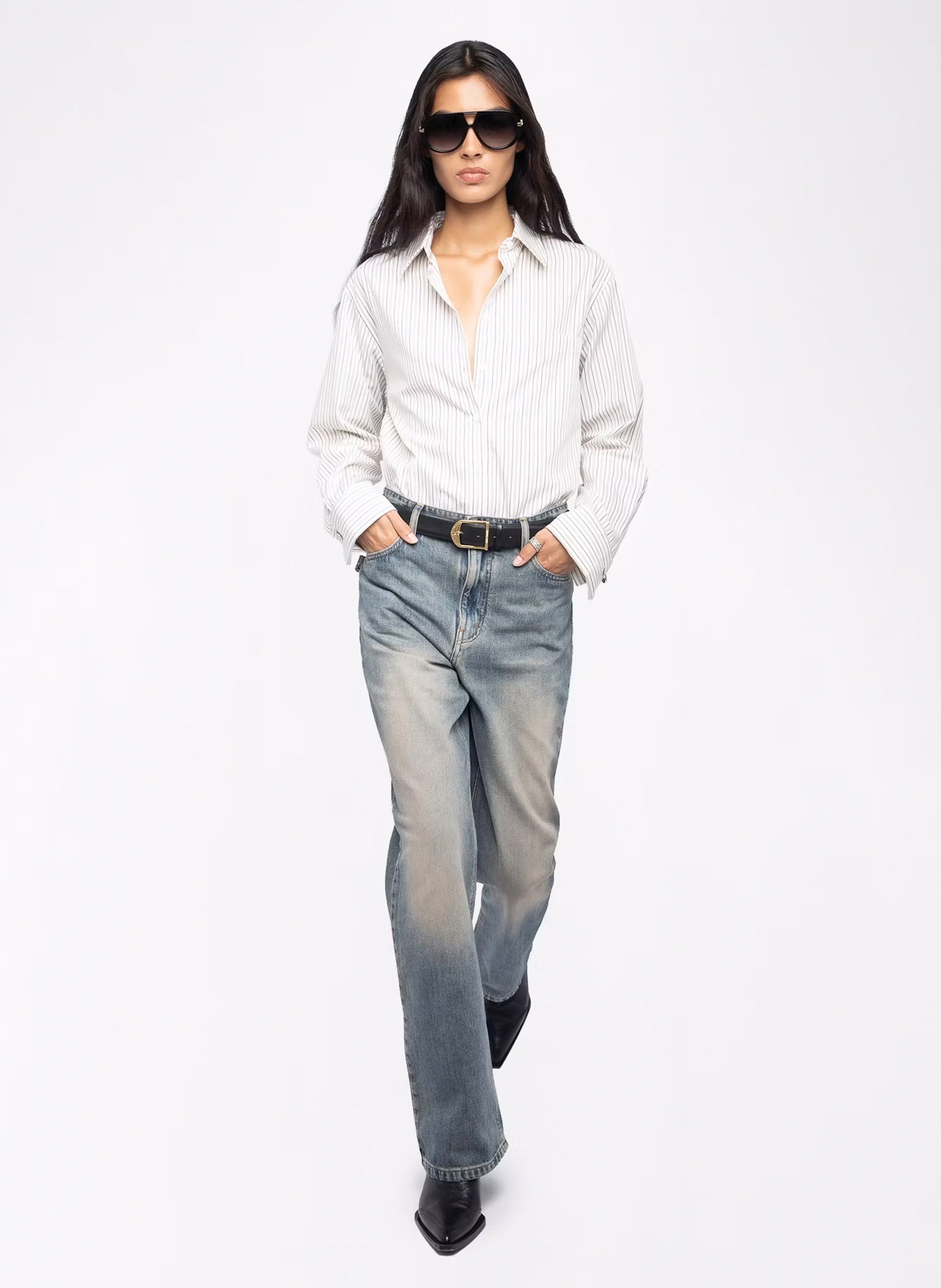 Chemise oversize en coton morning ZADIG&VOLTAIRE Blanc