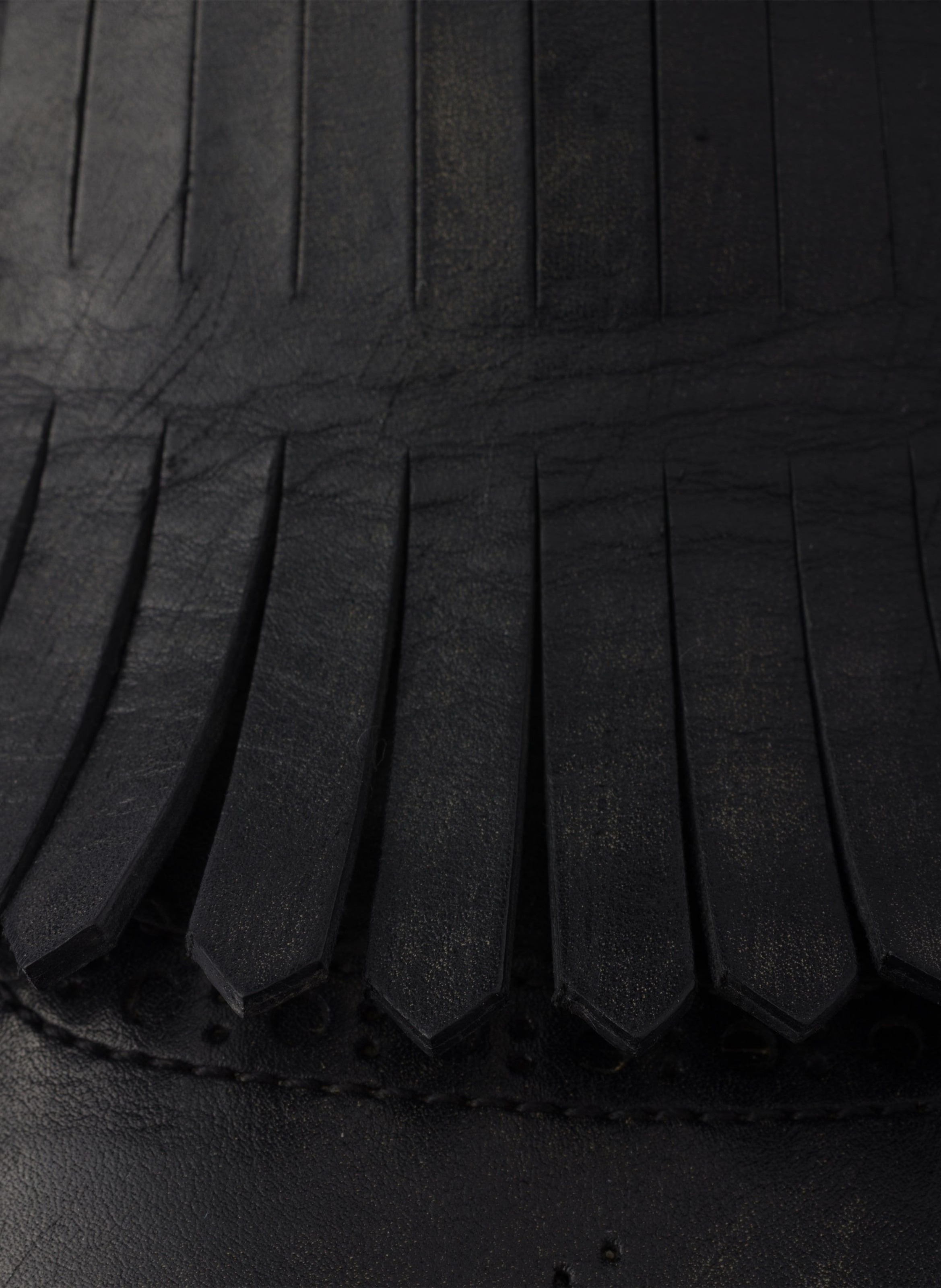 Chaussures en cuir shuffle avec boucle PRADA Noir