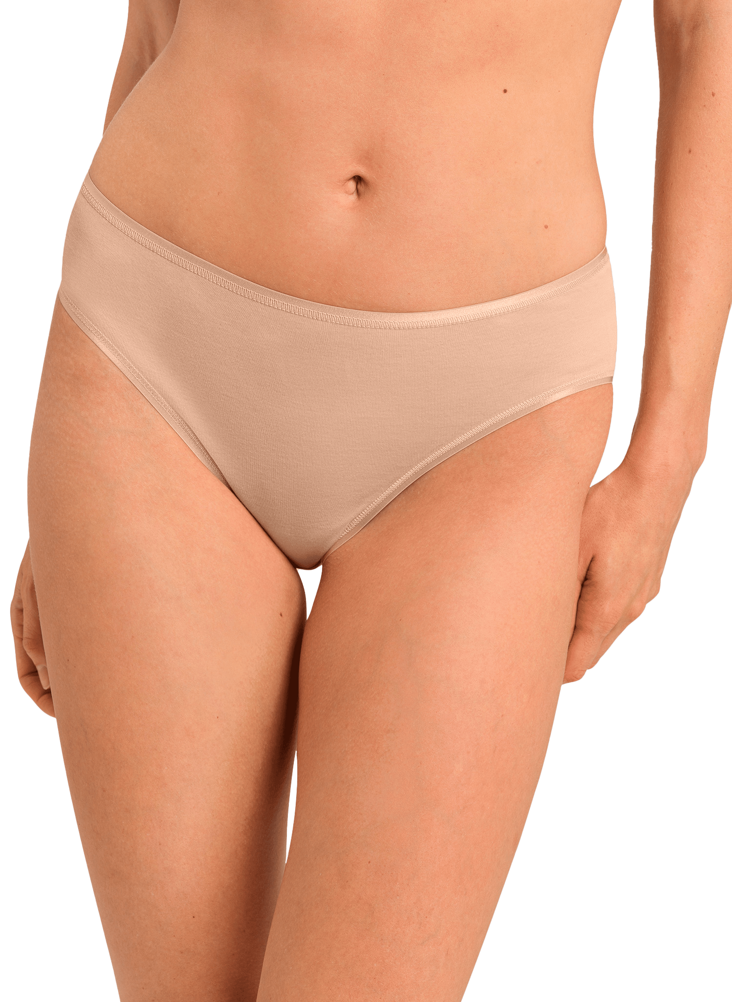 High-cut briefs HANRO Beige