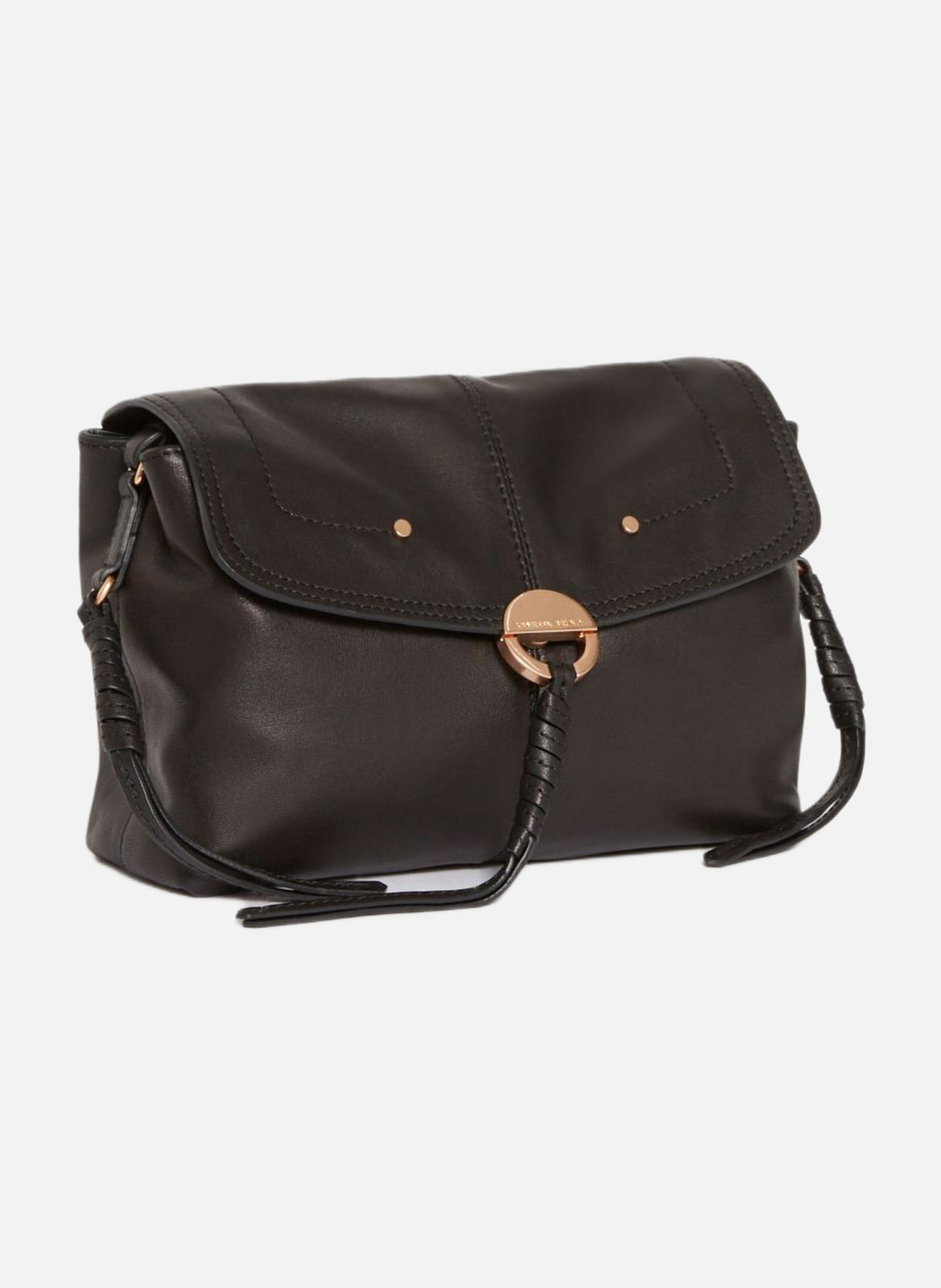 Sac à rabat othilia en cuir VANESSA BRUNO Noir