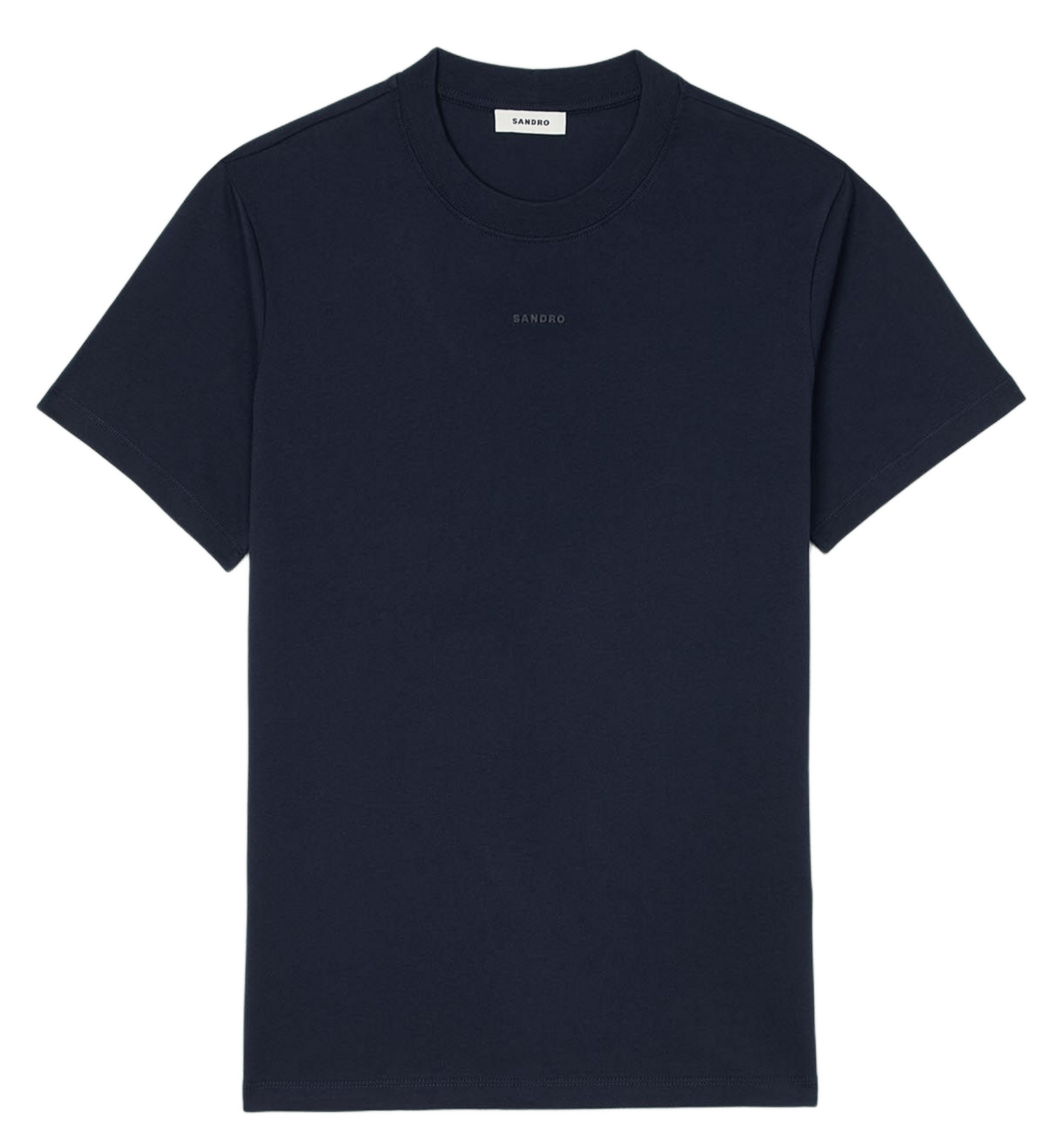 Tee-shirt droit en coton SANDRO Bleu