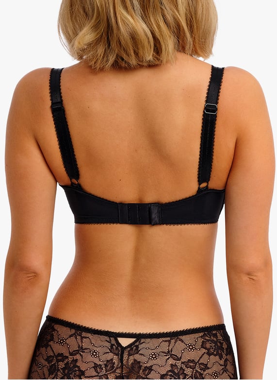 Soutien-gorge corbeille à armatures en dentelle | Noir by FREYA Soutien-gorge corbeille à armatures en dentelle Noir