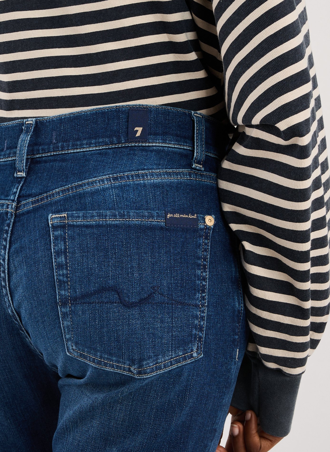 Casual skinny jeans 7 FOR ALL MANKIND Blue