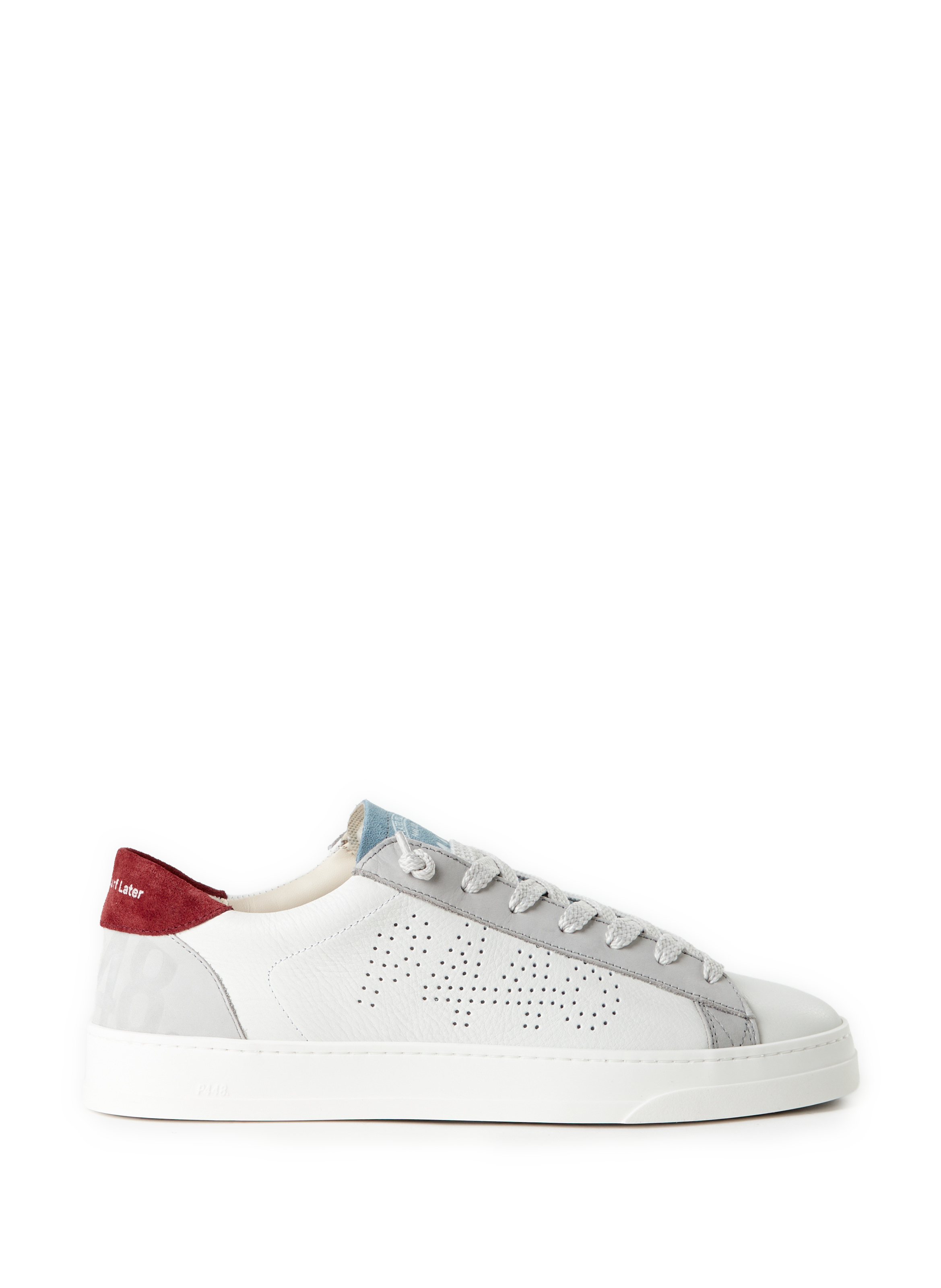 P448 Bi-material sneakers White