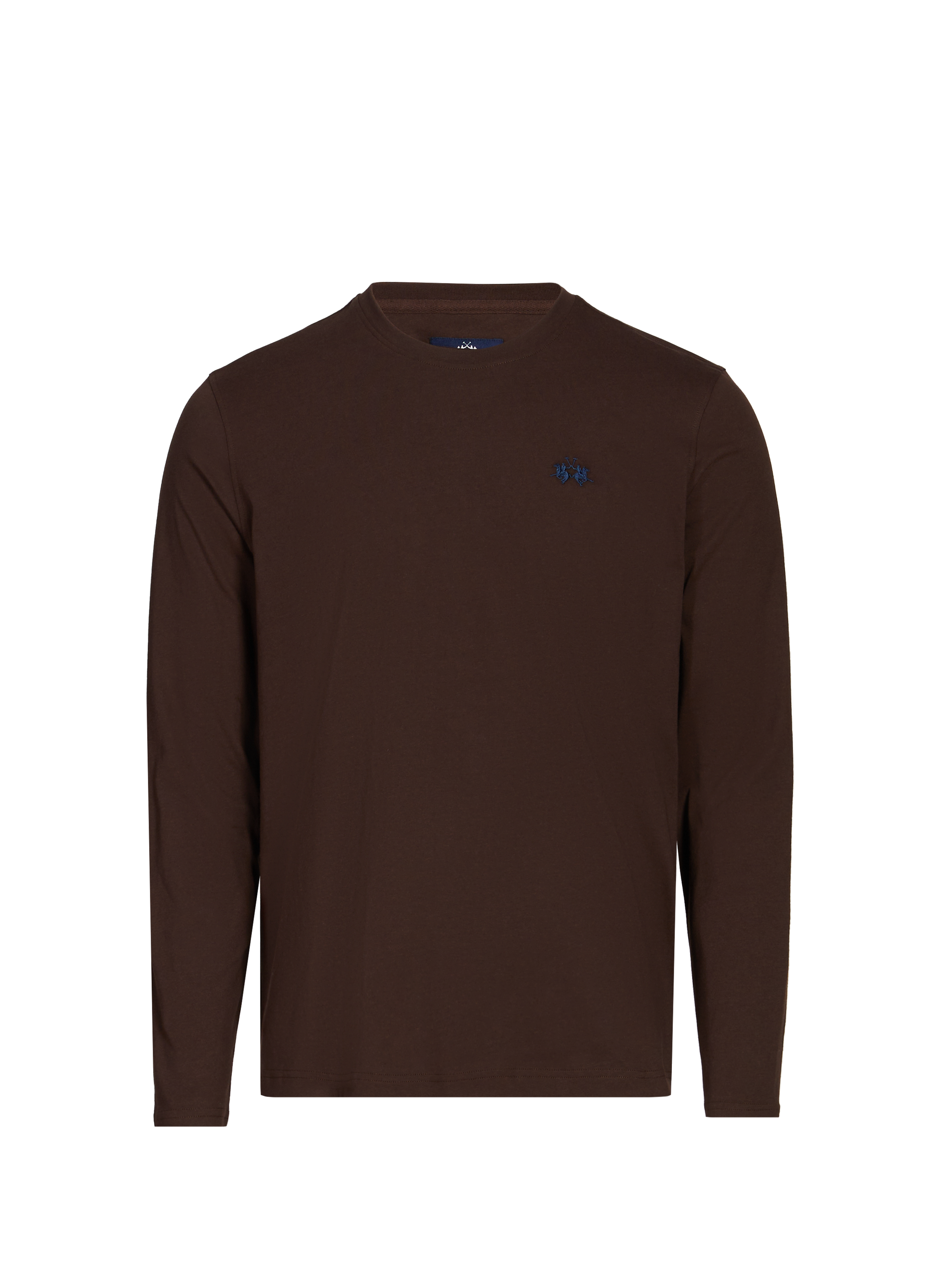 LA MARTINA T-shirt manches longues en coton Marron