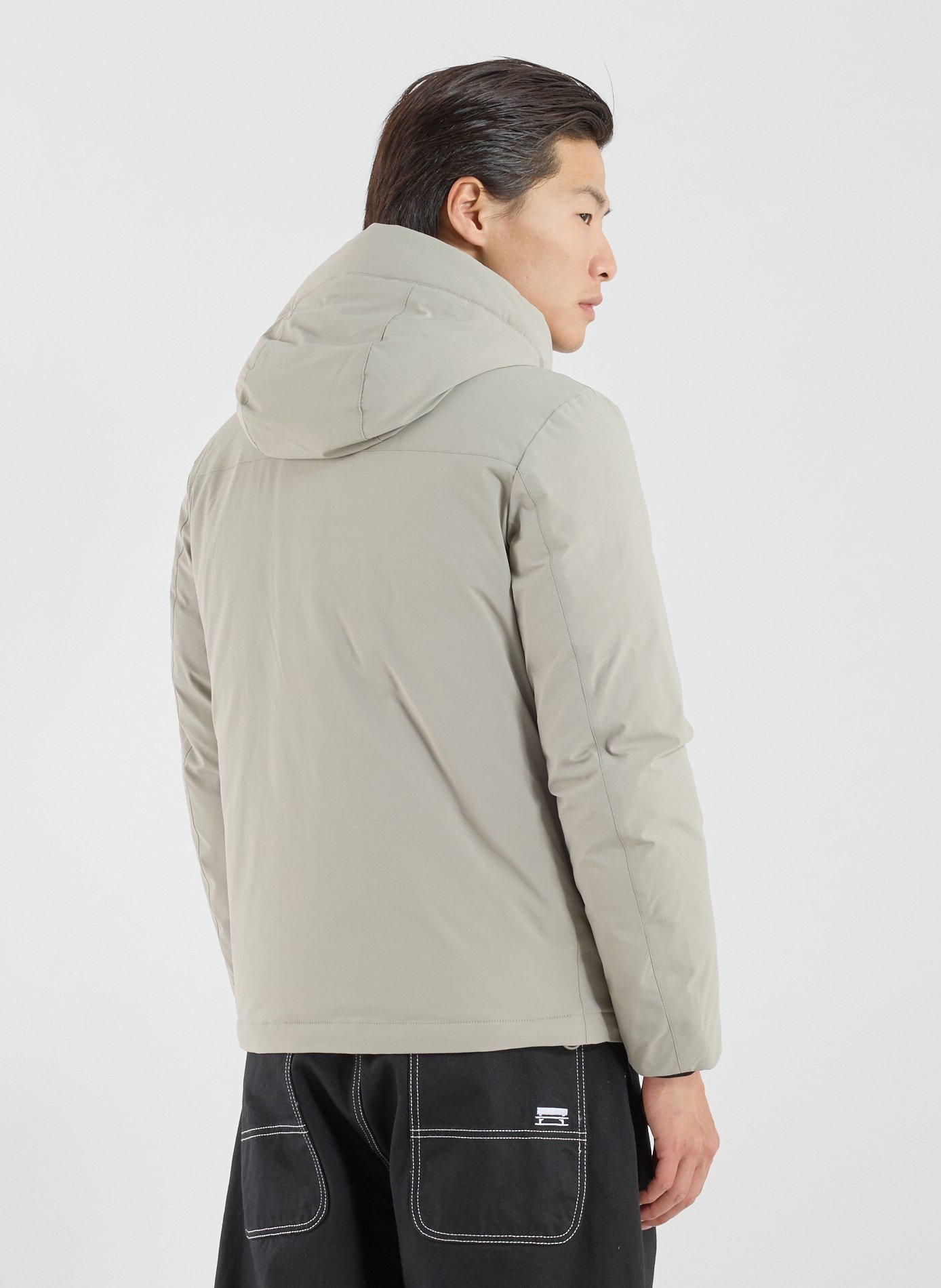 Jacket with removable hood WOOLRICH Beige