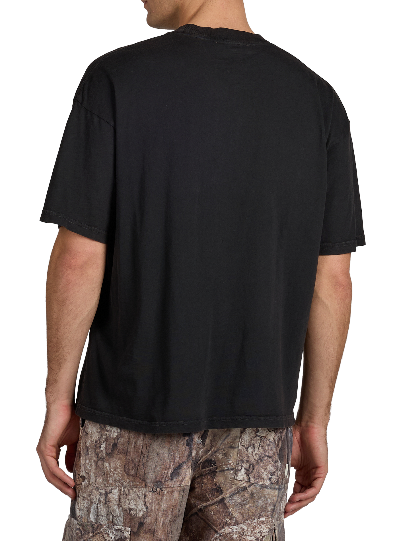 Cotton round-neck T-shirt REPRESENT Black