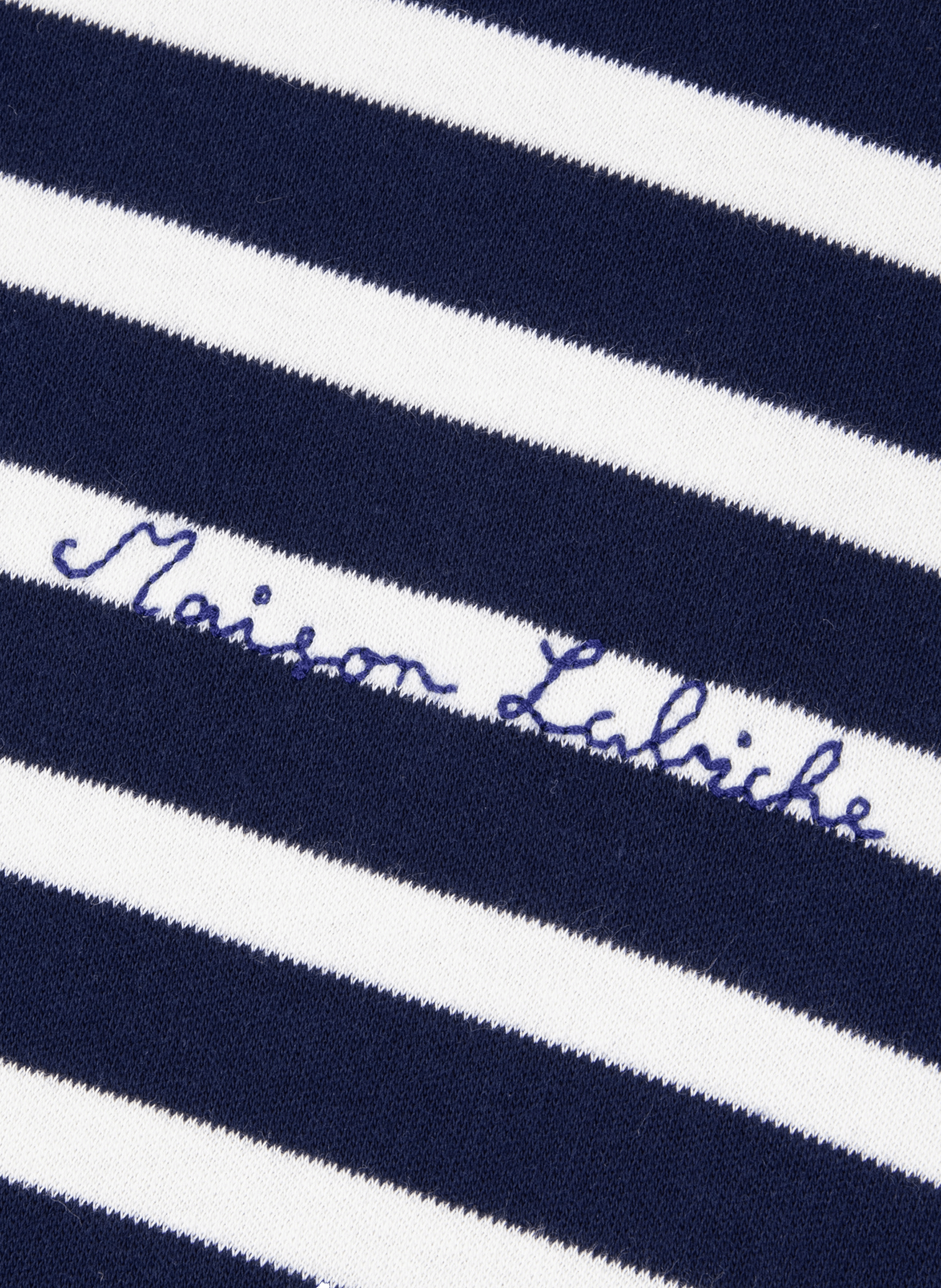 T-shirt Chassaigne rayé en coton biologique MAISON LABICHE Bleu