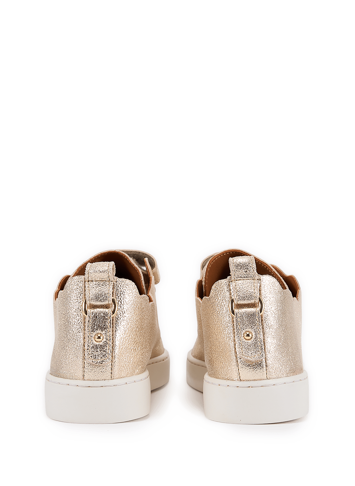 Leather low-top sneakers MAISON TOUFET Golden