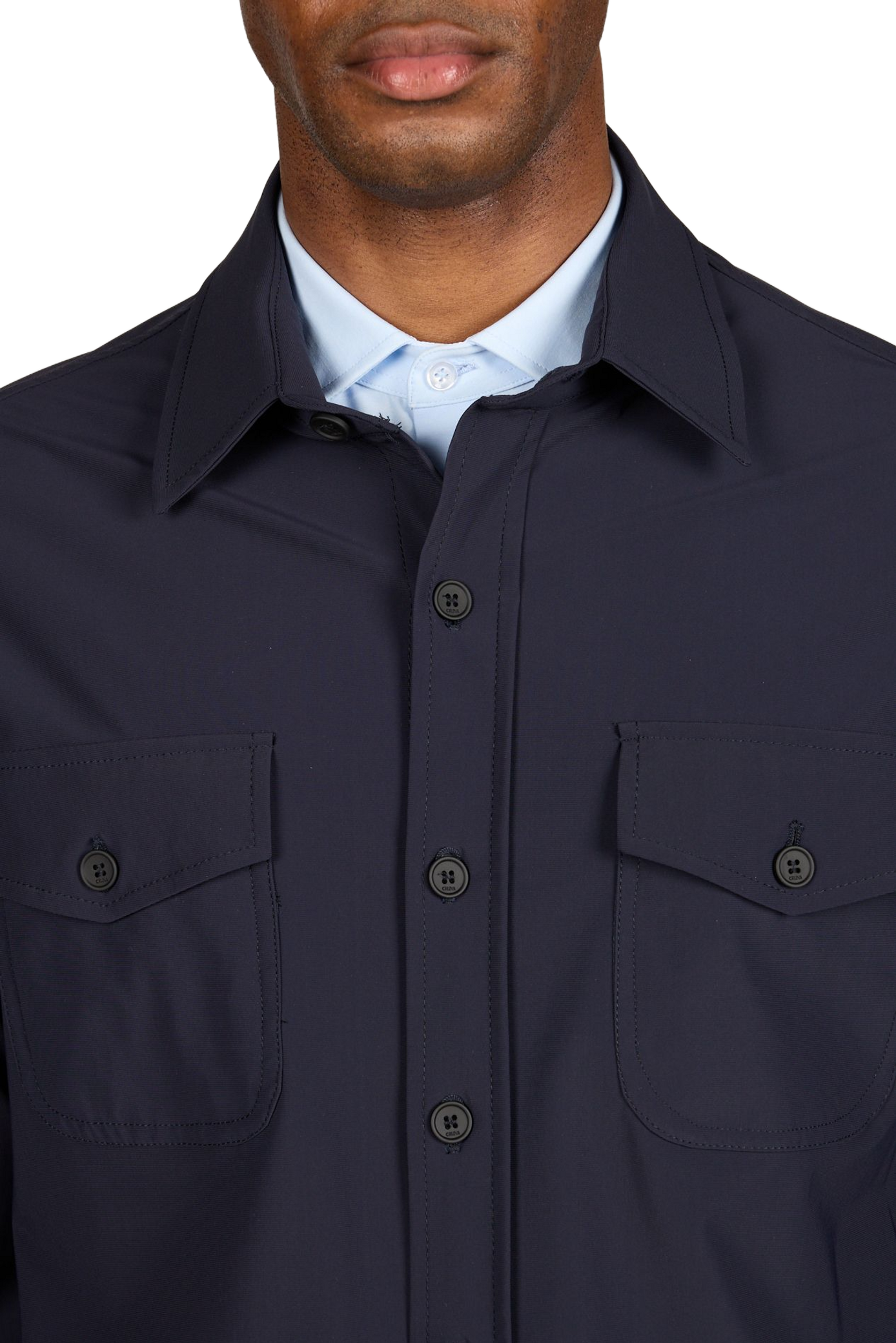 Veste droite col classique CRUNA Bleu