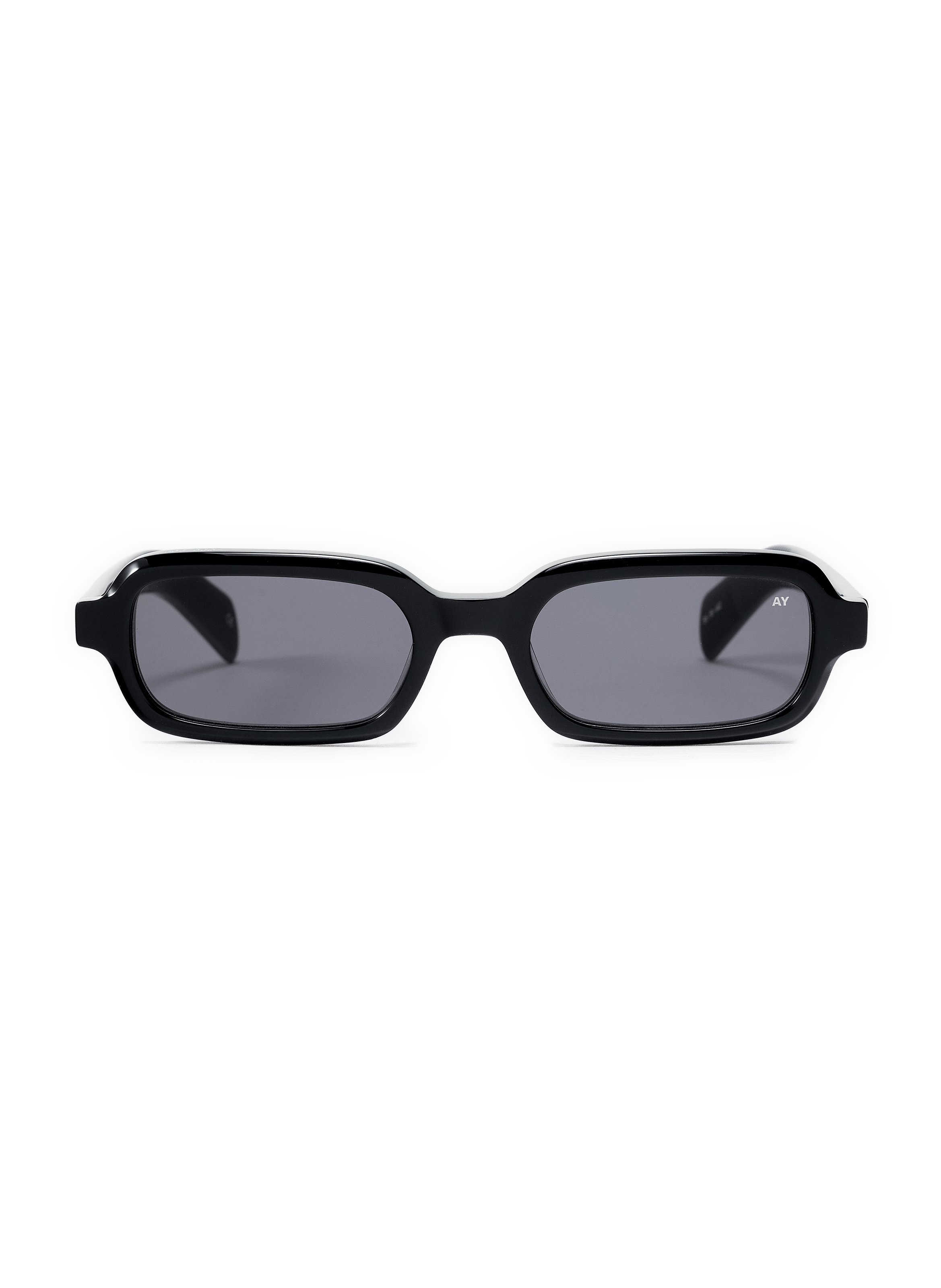 Lunettes de soleil unies en acétate AY STUDIOS Noir