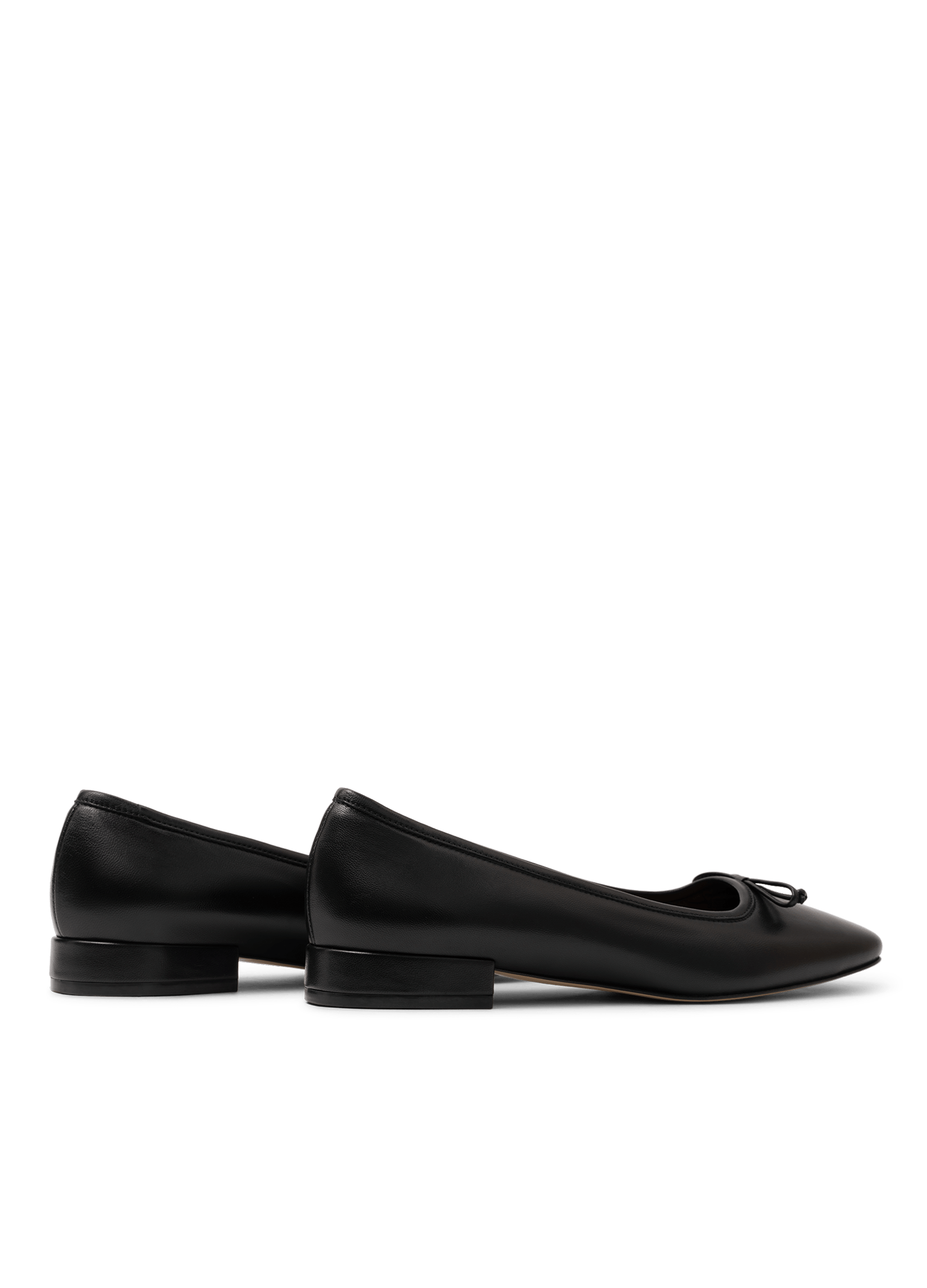 Ballerines toledo en nappa PARALLELE Noir