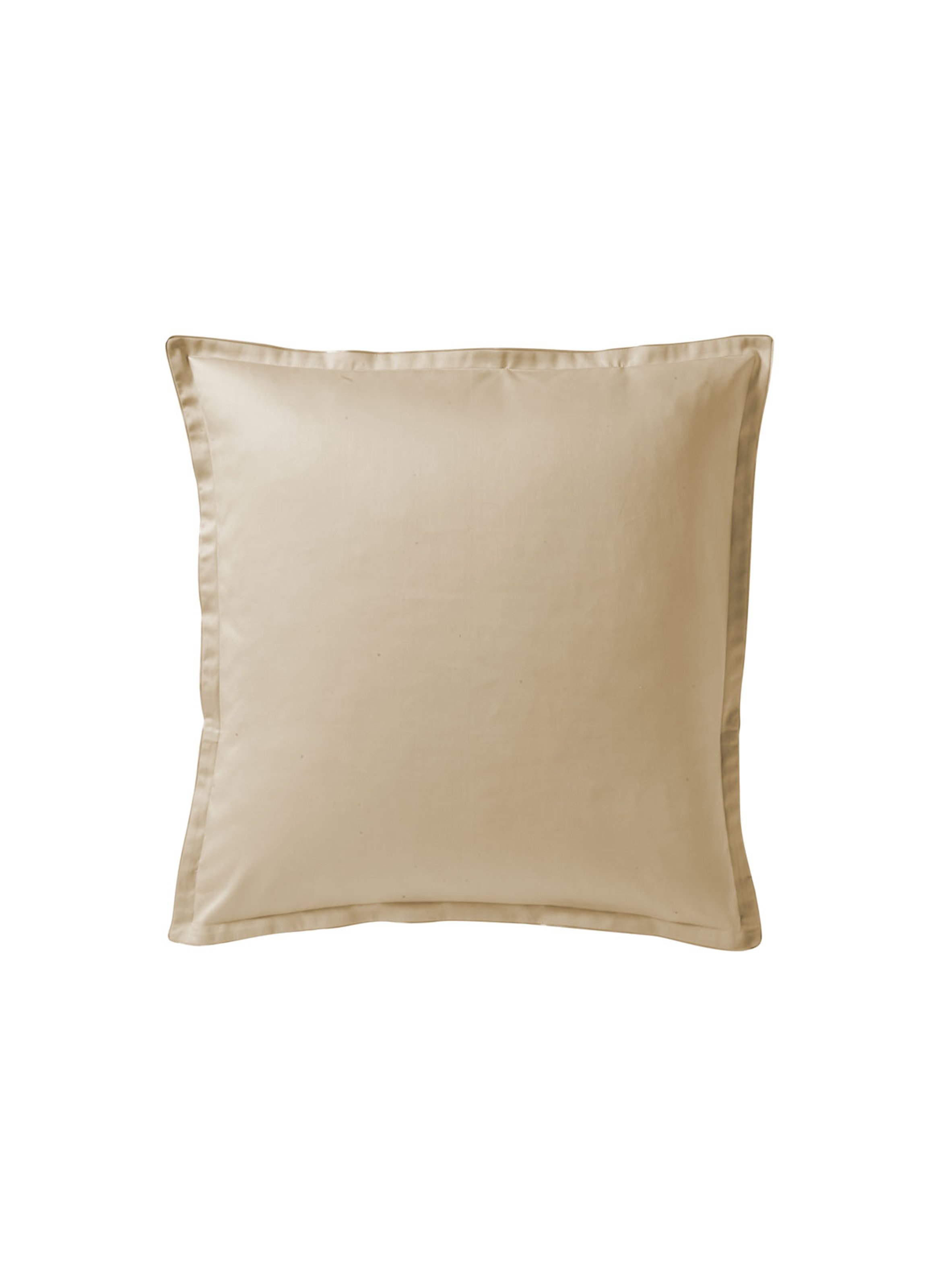 Taie d'oreiller unie en satin de coton bio, teophile ALEXANDRE TURPAULT Beige