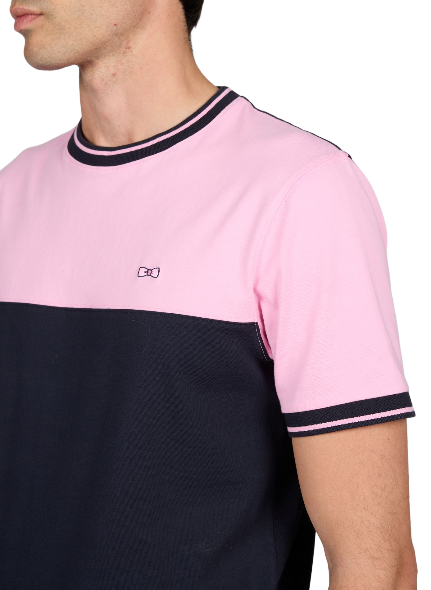 T-shirt à manches courtes en coton EDEN PARK Rose