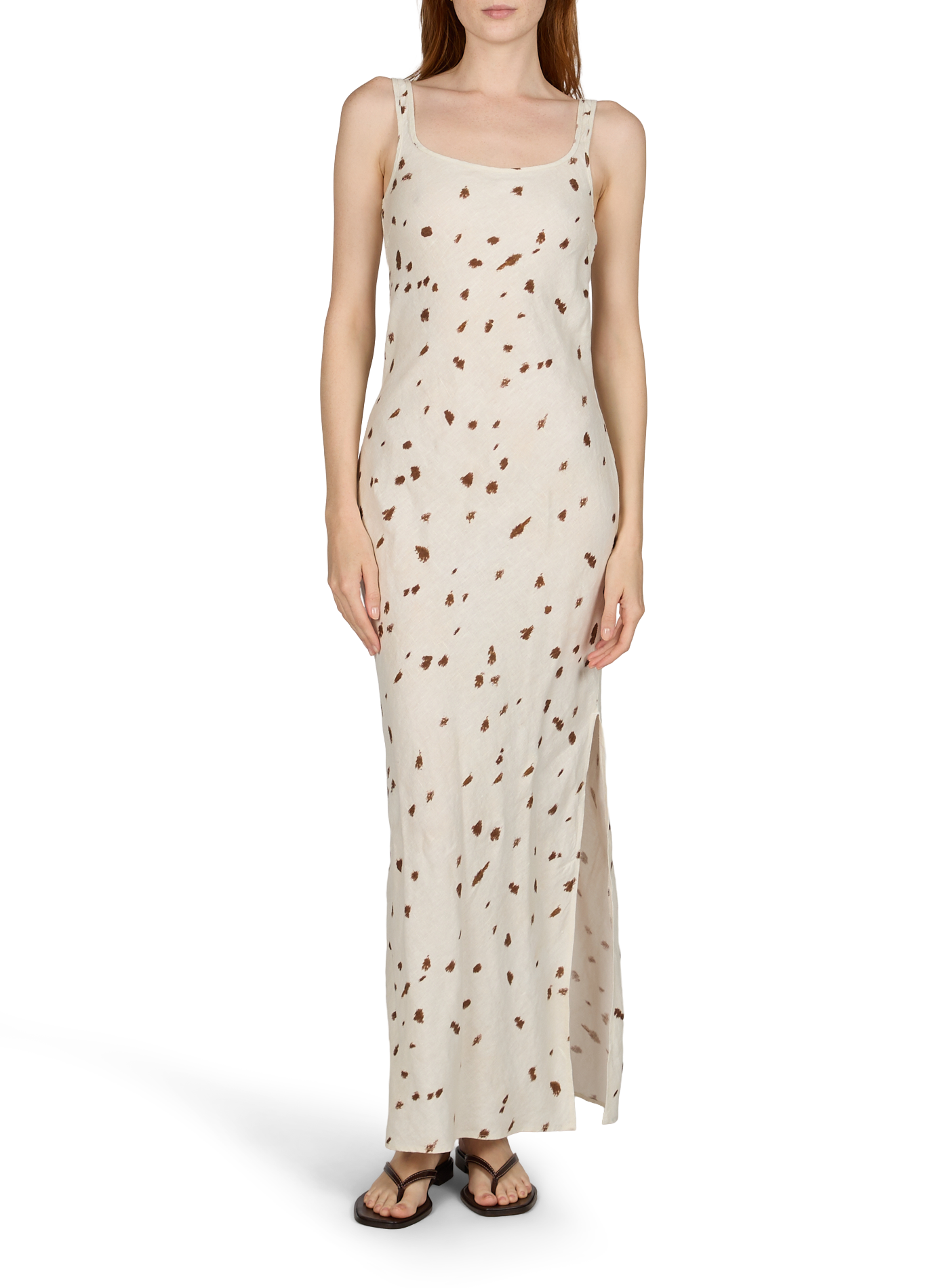 Slippers Zon van leer BOBBIES Bruin