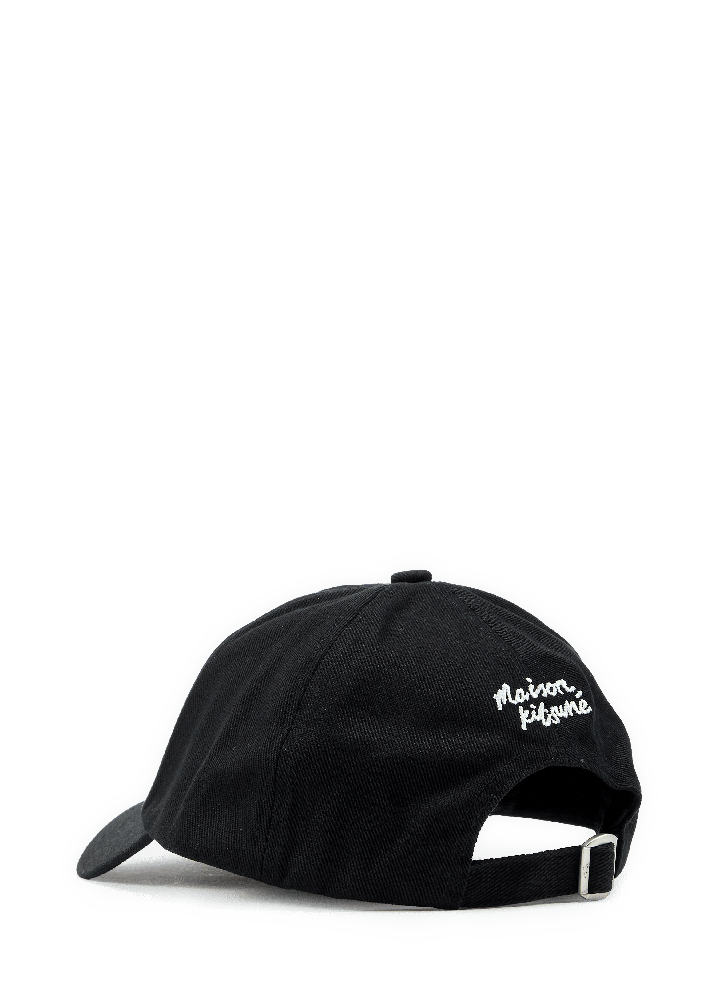 Casquette broderie logo en coton MAISON KITSUNÉ Noir