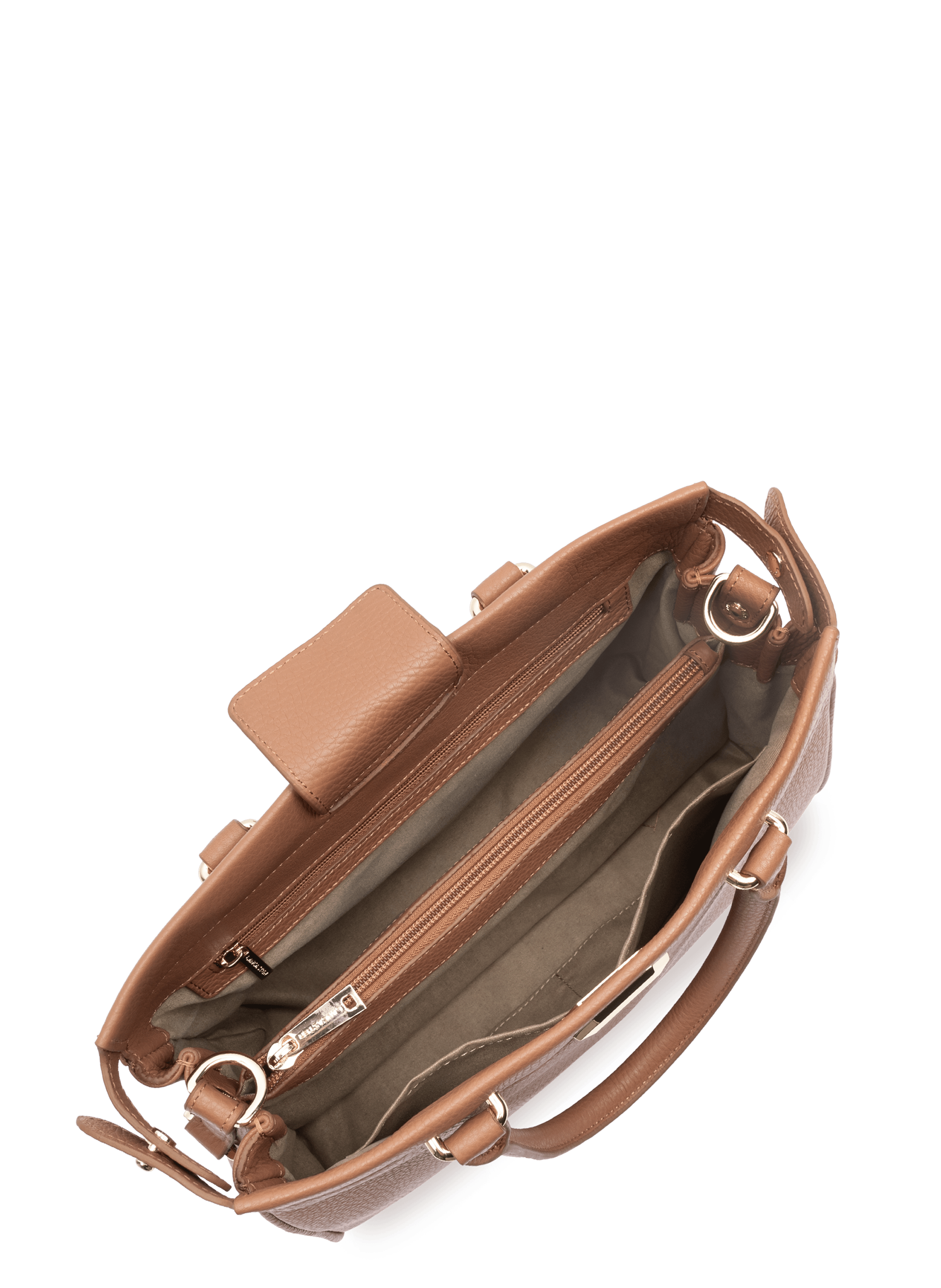 Sac cabas main - lady romy LANCASTER Marron